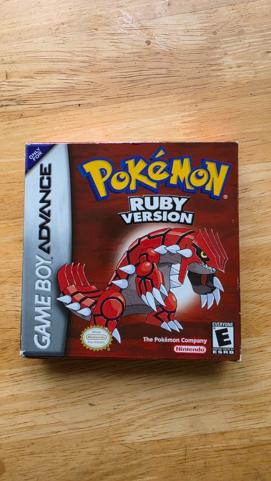 Pokemon Ruby (GBA) Box ONLY & Manual/E-Reader Information Card Included