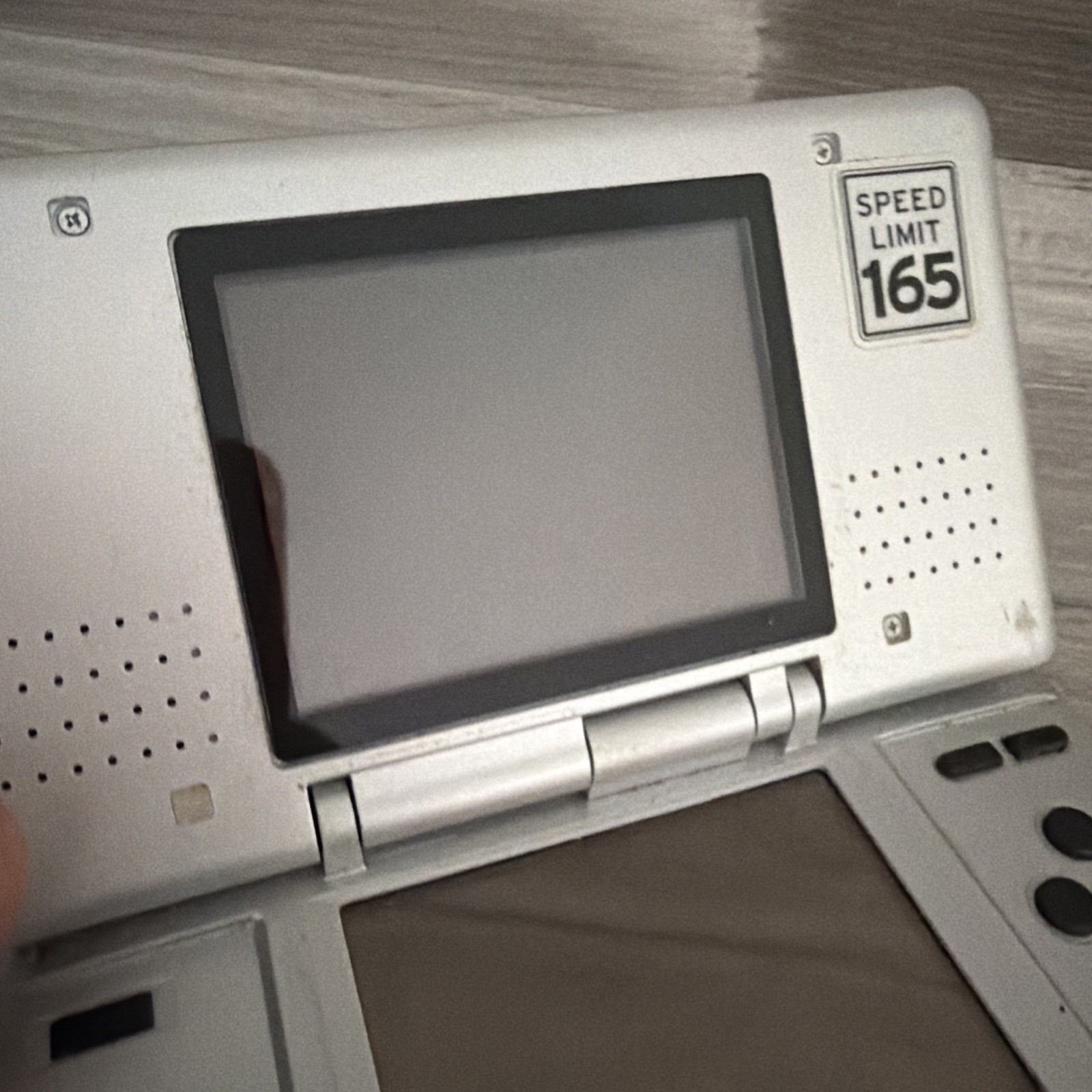 Nintendo DS Handheld System – Silver | Bundle w/charger And Game Great Screens