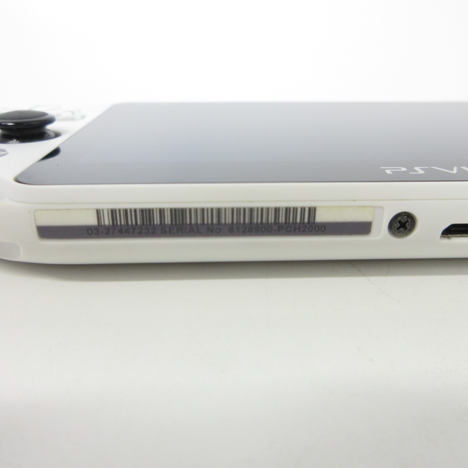 【Excellent】Sony PS Vita PCH-2000 Glacier White Wi-Fi Model Console only #Arr08/0