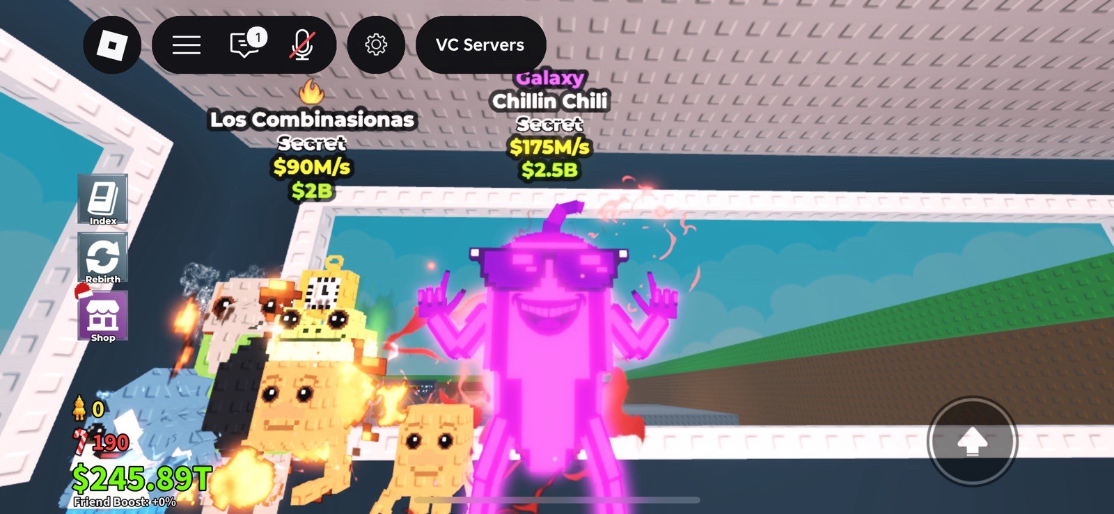 Galaxy Chillin Chili Steal a Brainrot Figure 175m/S