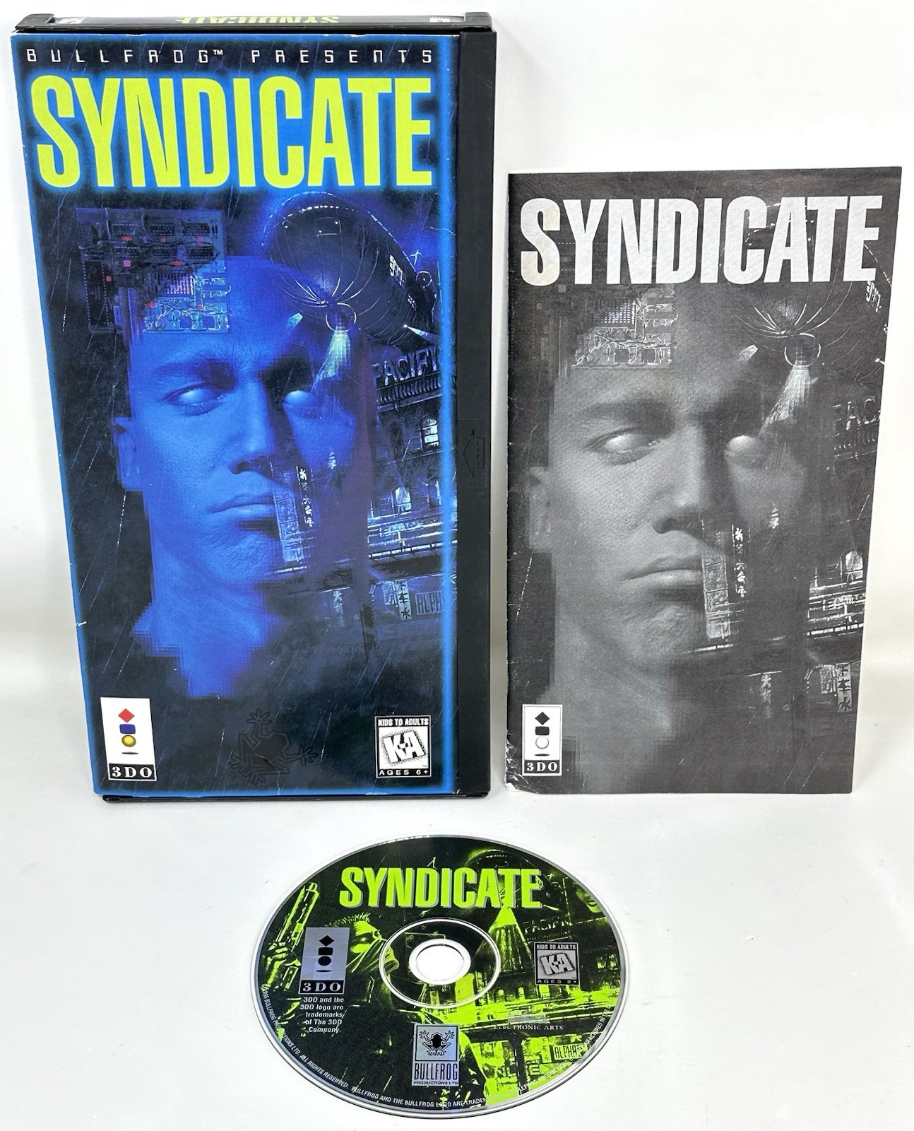 Syndicate (Panasonic 3DO, 1995) Longbox – CIB Complete