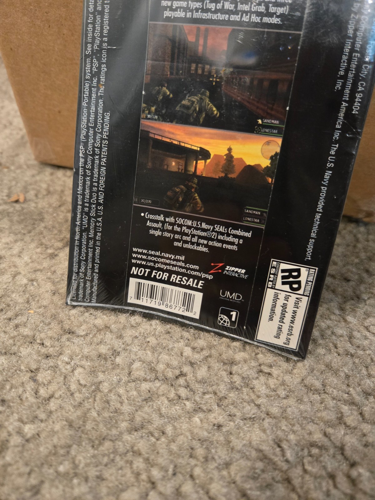 SOCOM U.S. Navy SEALs Fireteam Bravo 2 Demo PSP Playstation Portable Sony Sealed