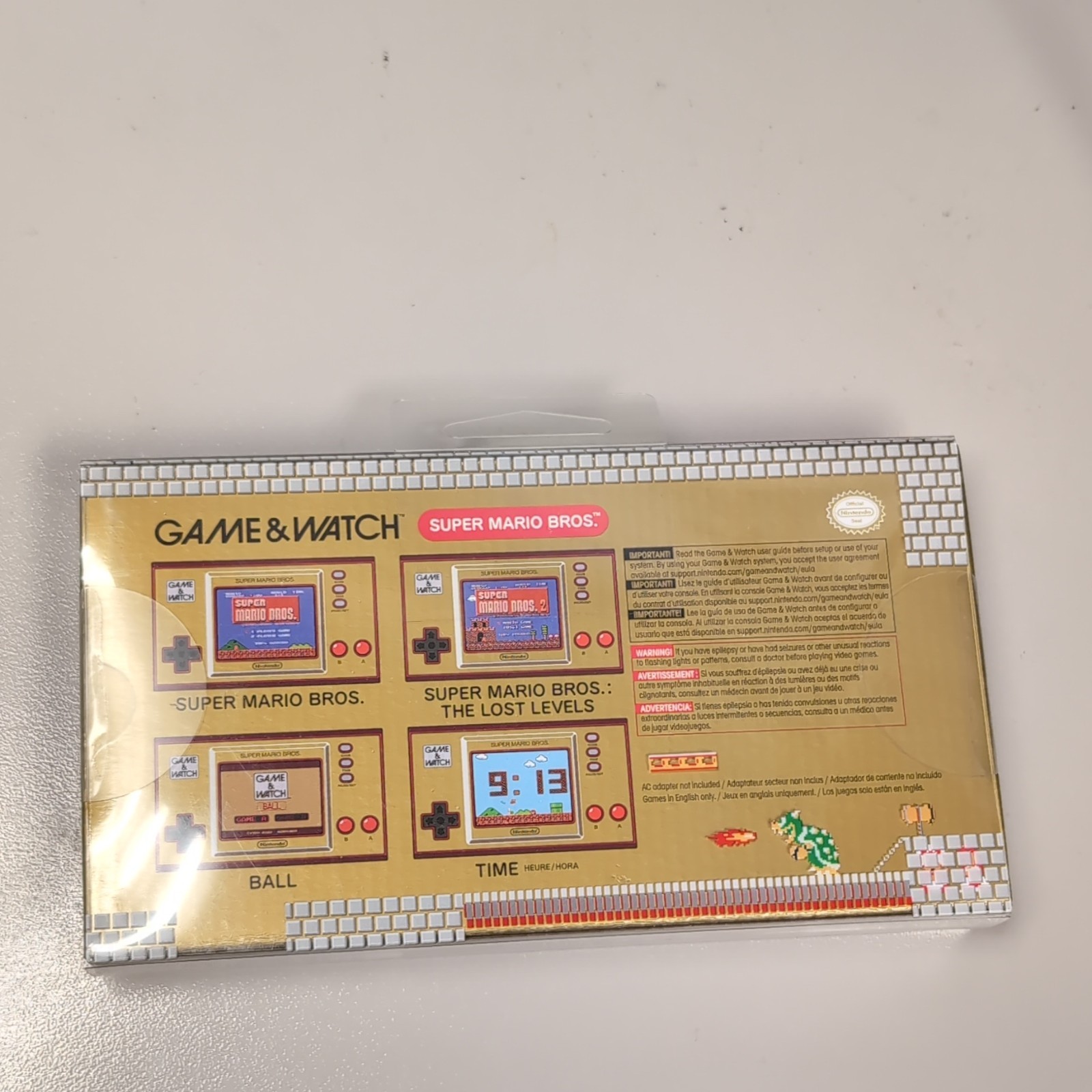 Nintendo Game & Watch Super Mario Bros. – Sealed – New