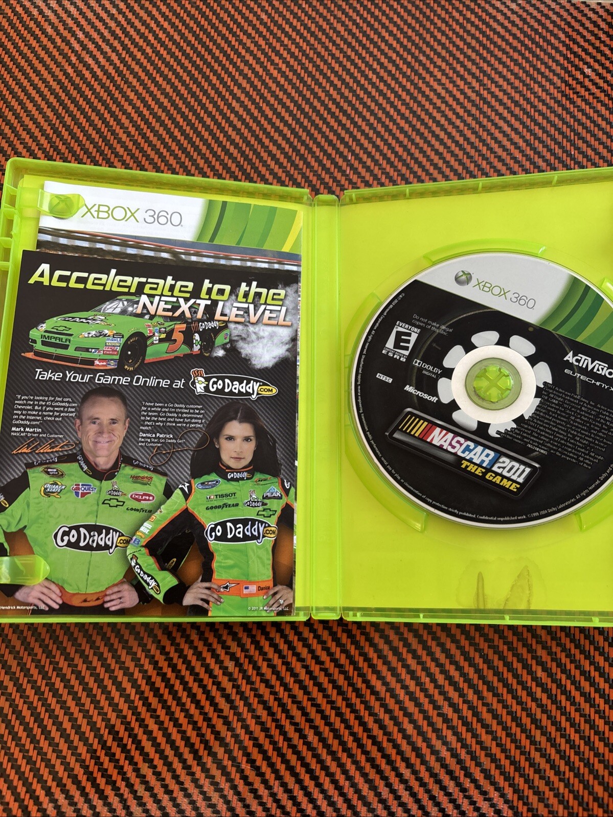 NASCAR The Game 2011 (Microsoft Xbox 360, 2011) with Manual – Tested clean disc!