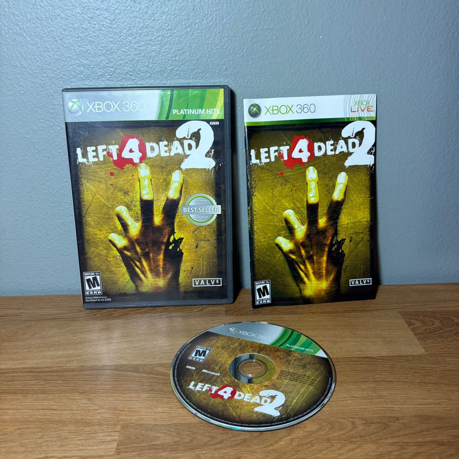 Left 4 Dead 2 (Microsoft Xbox 360, 2009) Compelte CIB Tested