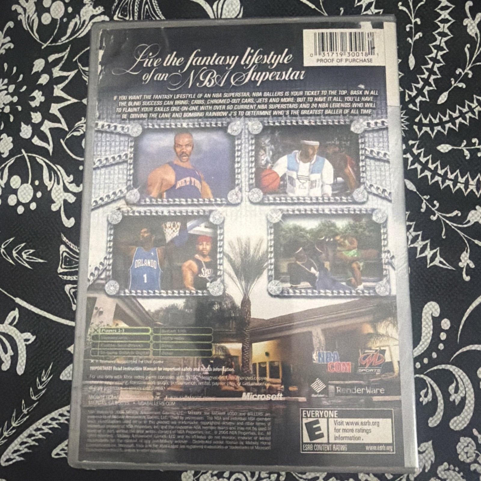 NBA Ballers Microsoft Xbox Platinum Hits Complete CIB extremely RARE!
