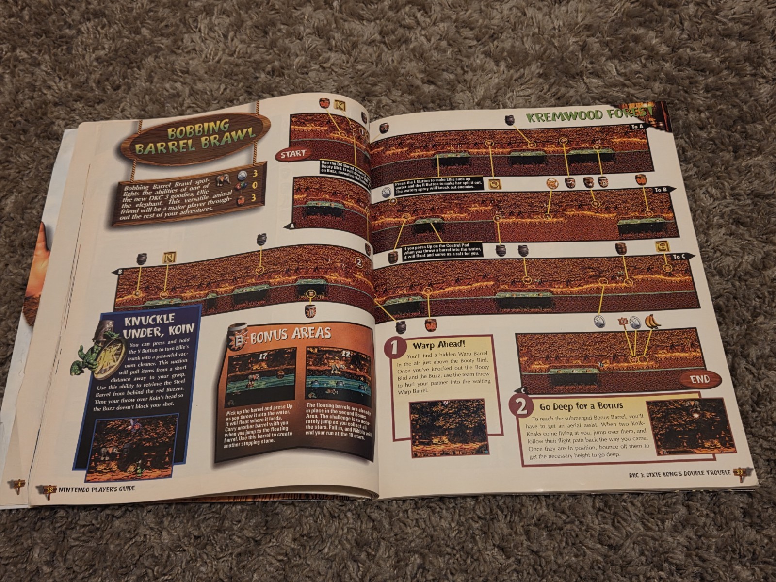 Donkey Kong Country 3 Dixie Kongs Double Trouble Official Players Guide