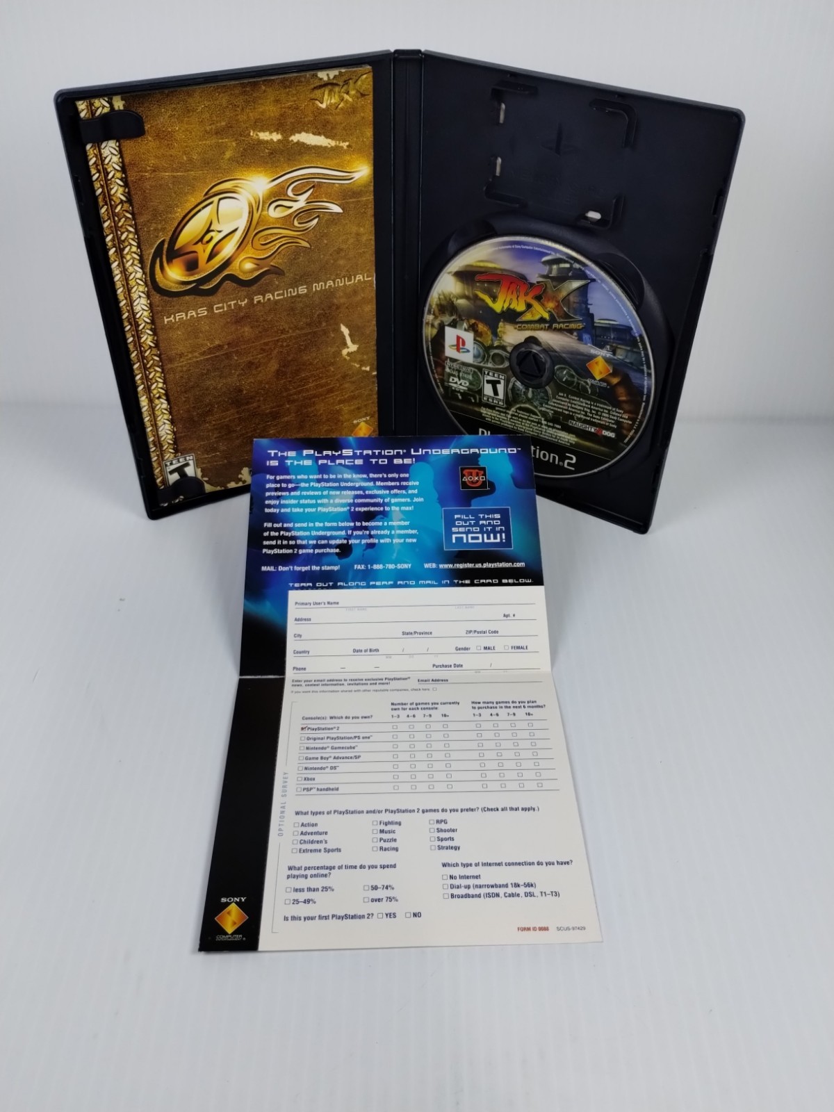 Jak X: Combat Racing Greatest Hits (Sony PlayStation 2) CIB Tested Free Shipping
