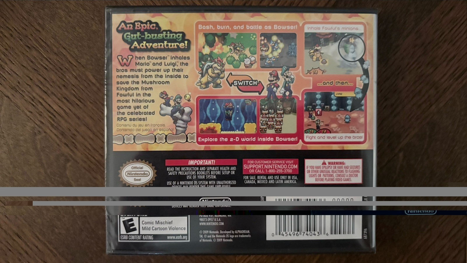 Mario & Luigi: Bowser’s Inside Story (Nintendo DS, 2009)