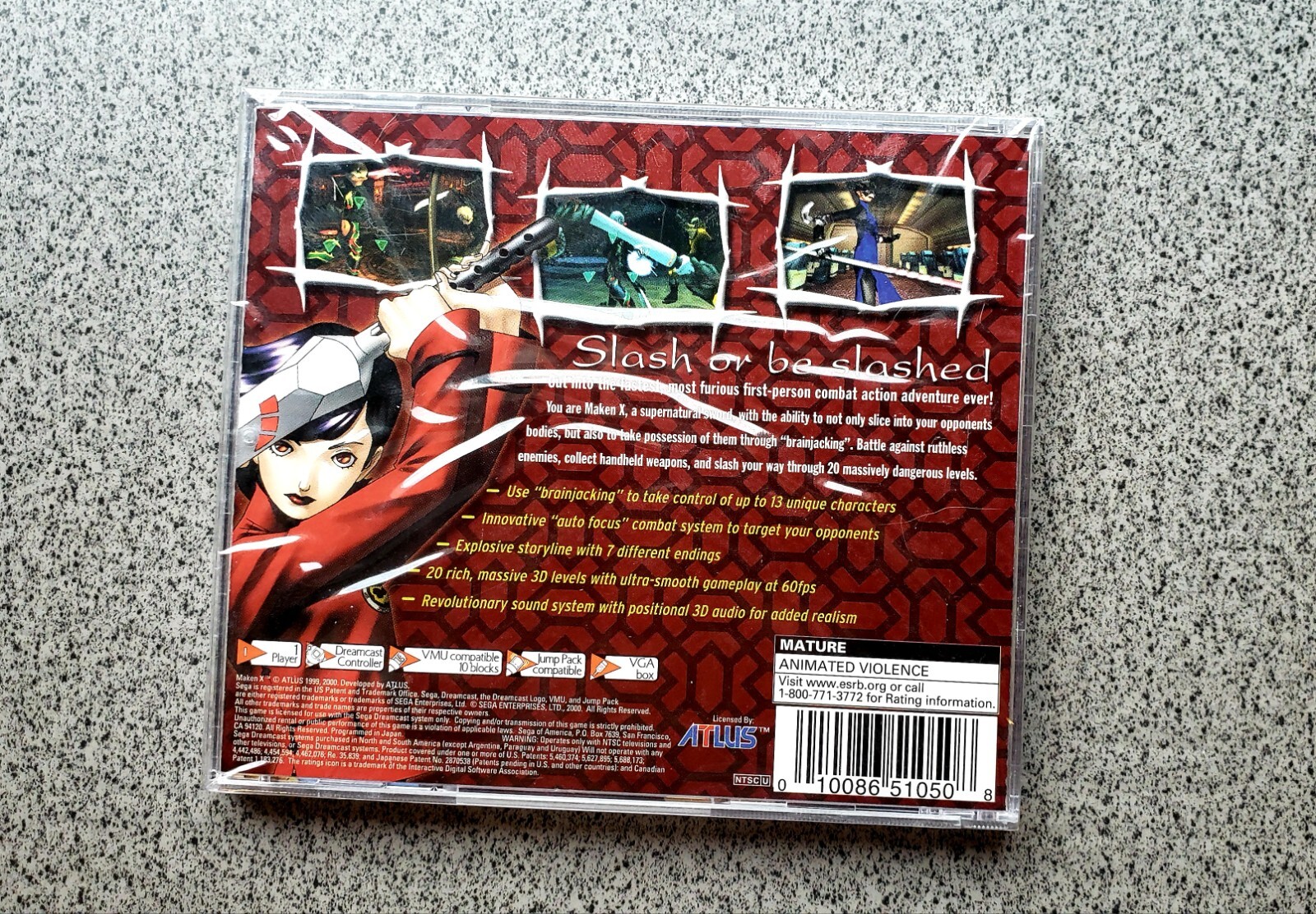 Maken X Sega Dreamcast Video Game BRAND NEW SEALED by atlus 