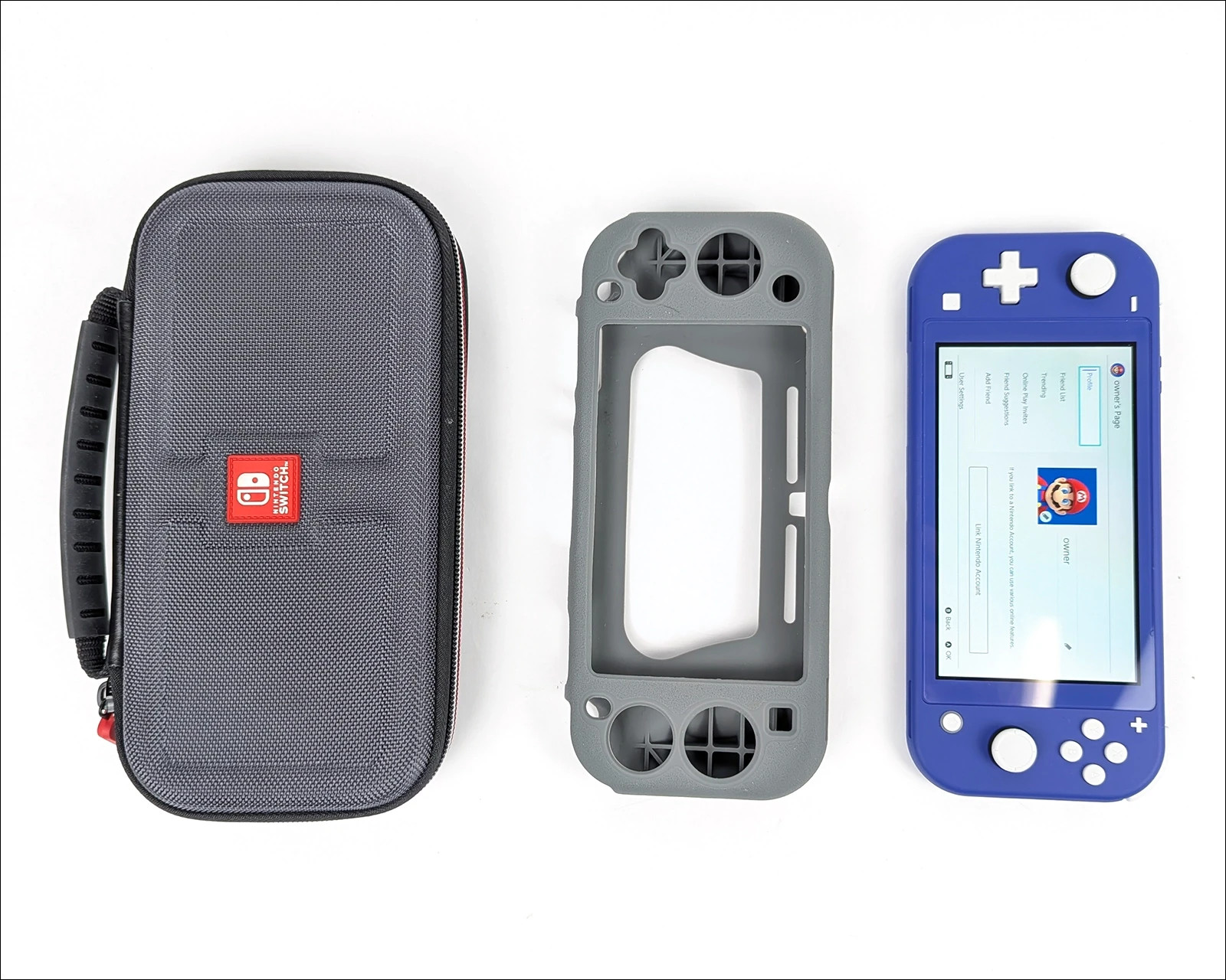 Nintendo Switch Lite Handheld Video Game Console 32GB HDH-001 Purple w/ Case