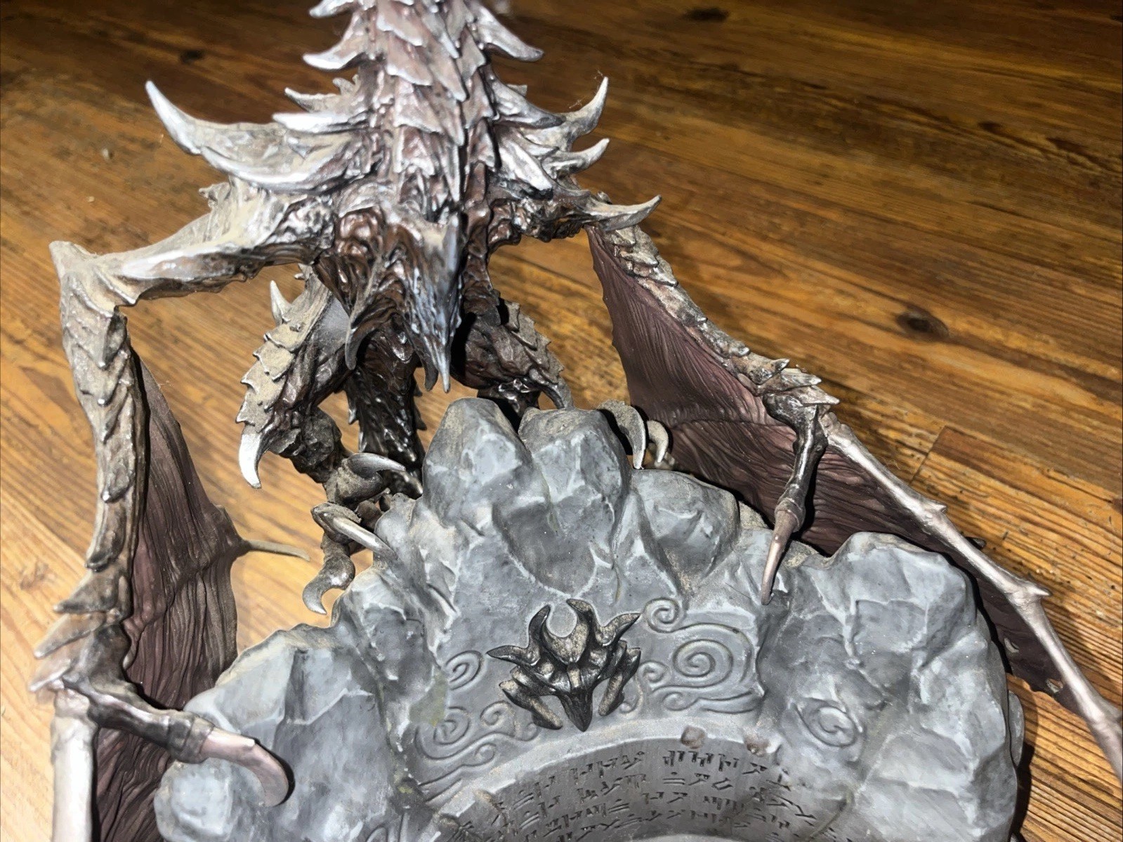 Authentic Skyrim Collector’s Edition Alduin Dragon Figure w/ Base