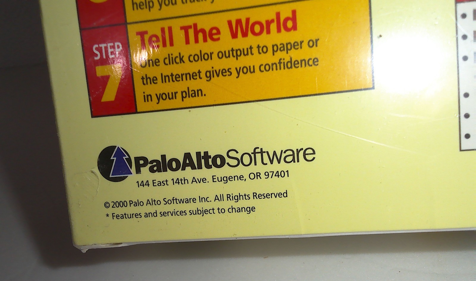 Web Strategy Pro Palo Alto Software 2000 CD-ROM Sealed Vintage Business Plan Web