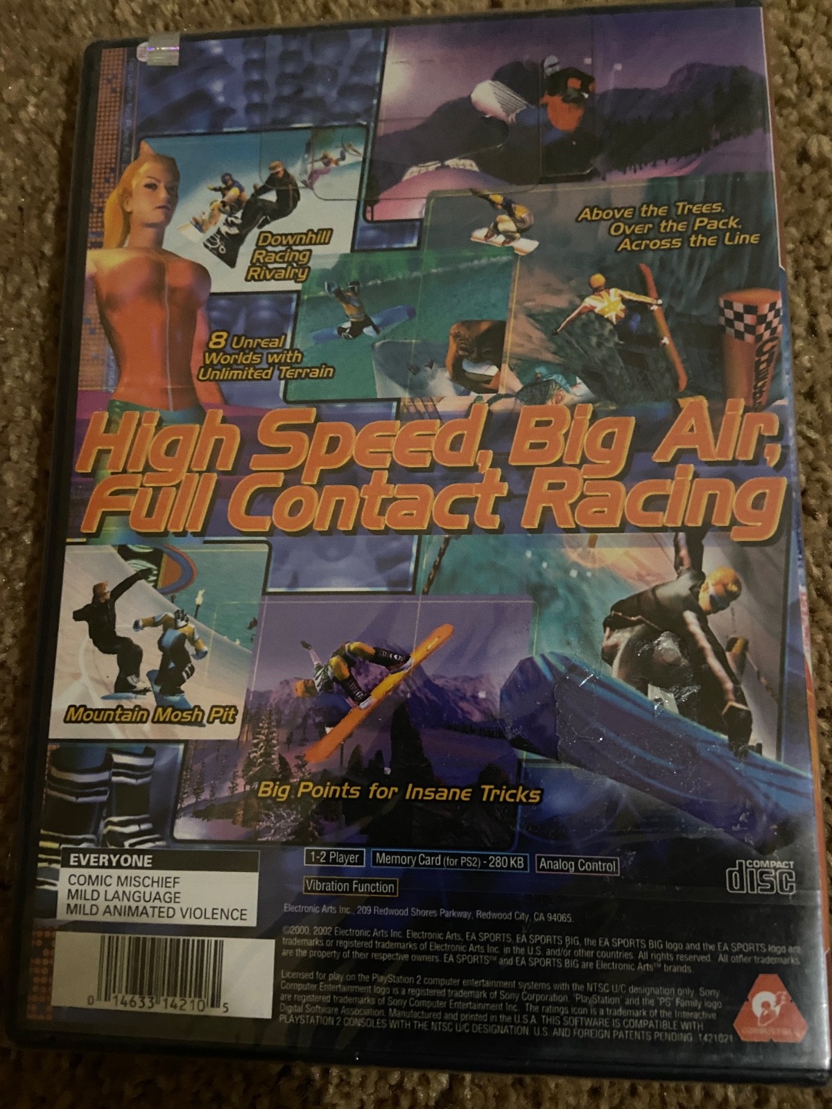 SSX (Sony PlayStation 2, 2000)(New, Sealed)