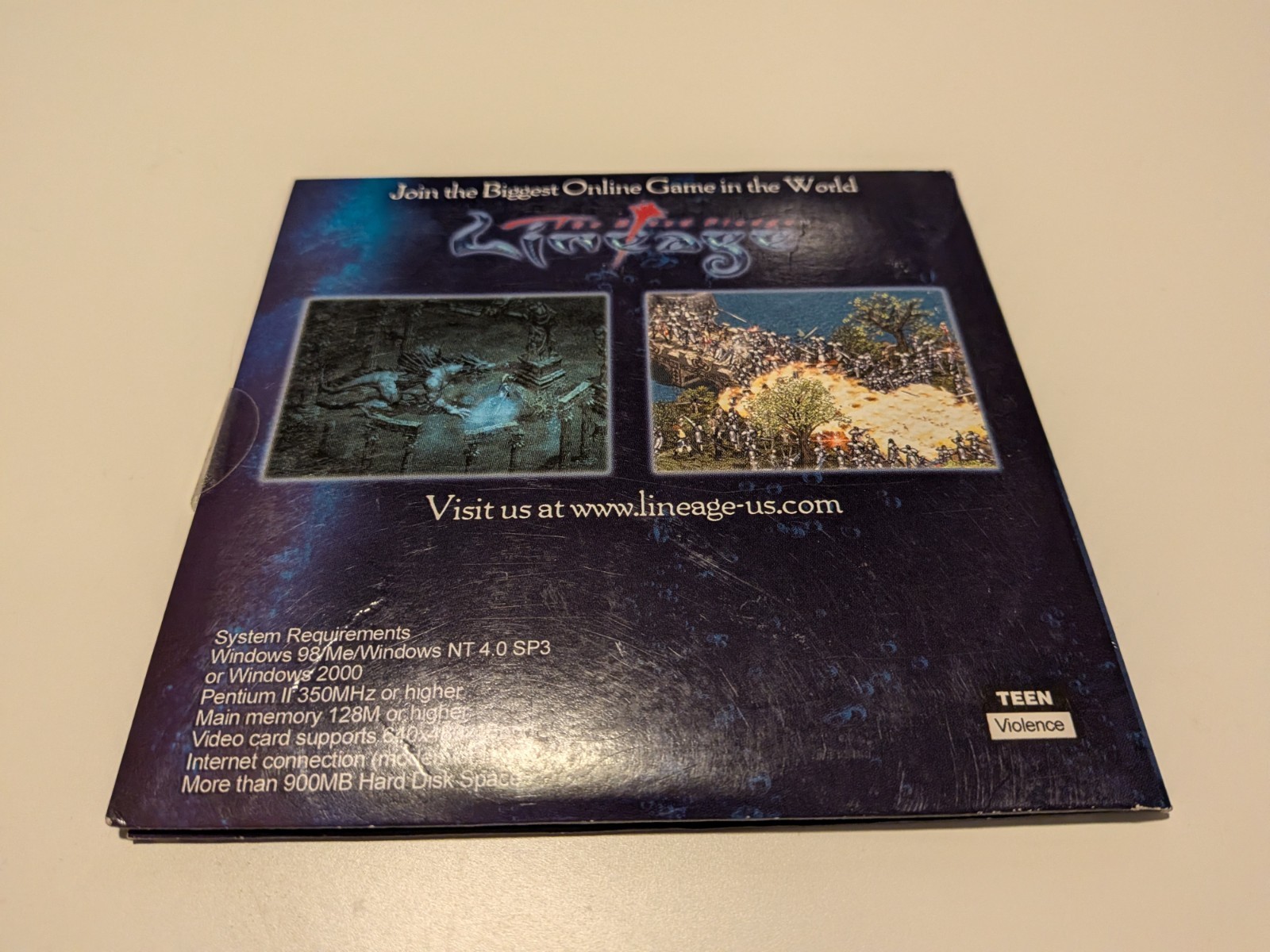 Lineage: The Blood Pledge (PC, 2001) NCsoft T-Teen Lineage Series