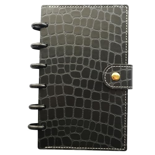 20 Clear PP Pockets Discbound Currency Collection Album, Inner 6.42 x Black