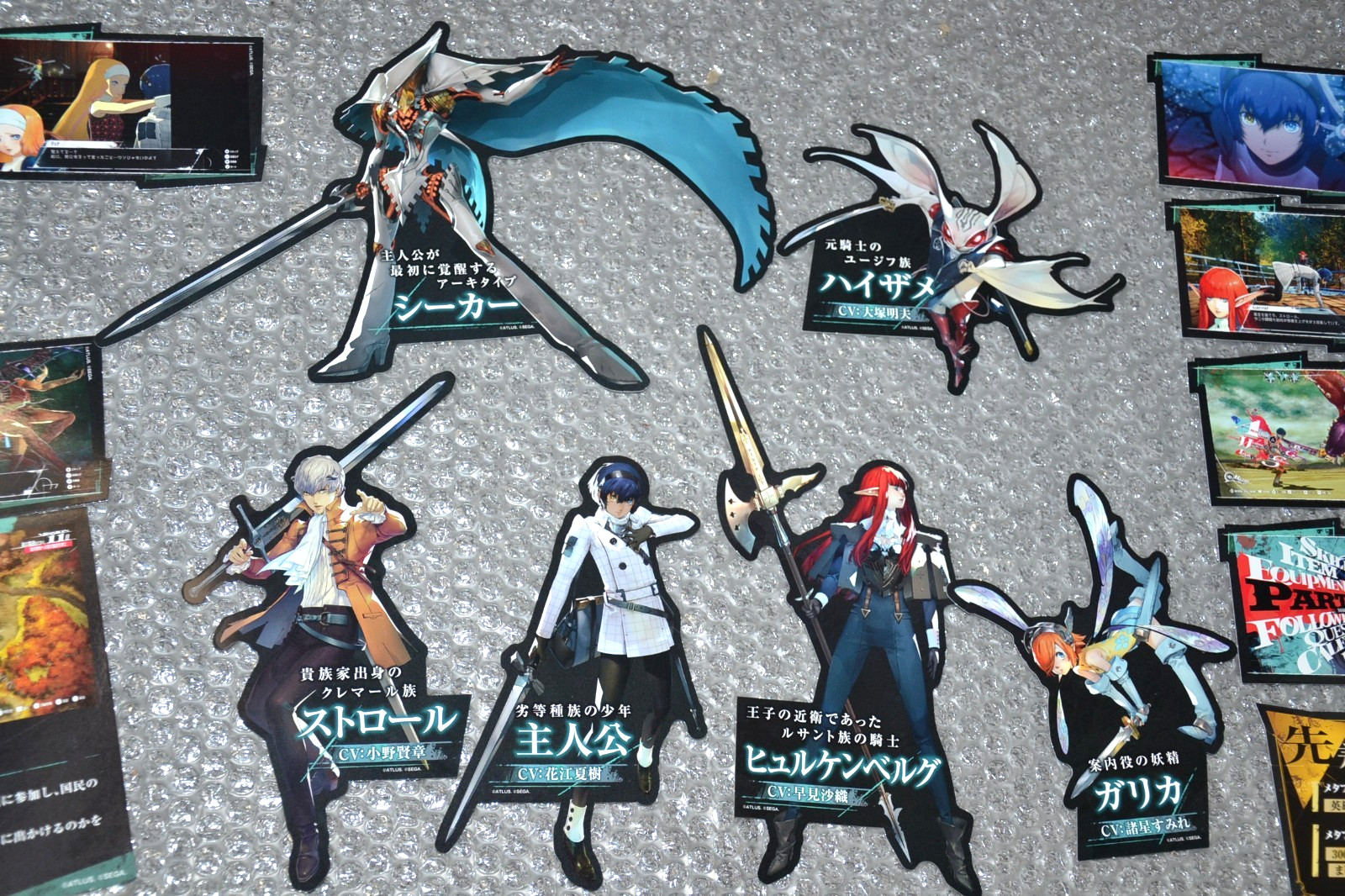 Metaphor: ReFantazio – Promotional Cut-out set of 20 items – standee POP – PS5