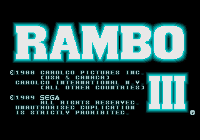 Authentic Rambo III 1989 Sega Genesis CIB Complete Video Game Cartridge
