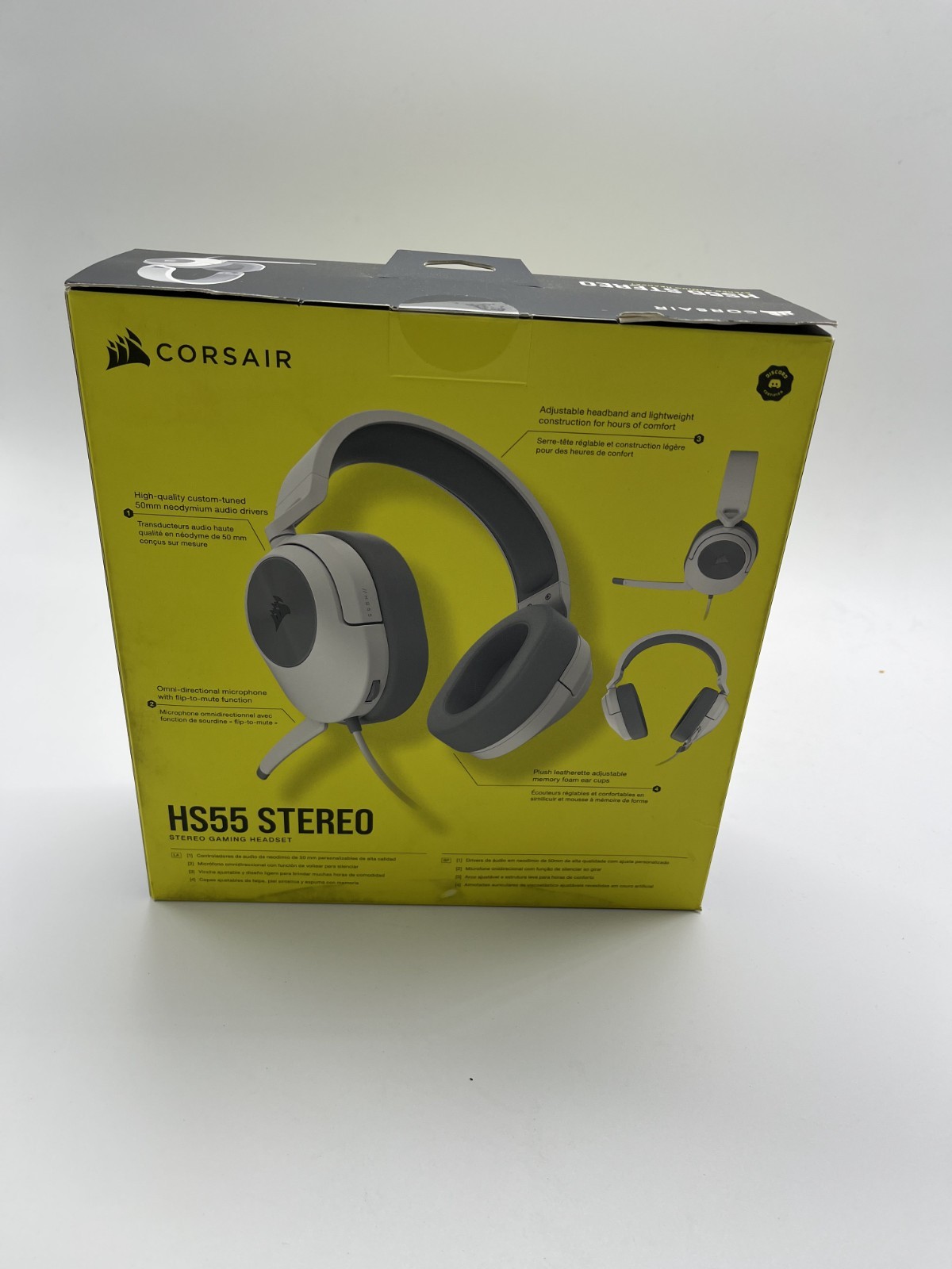 CORSAIR HS55 Stereo Gaming Wired Headset, Multi-Platform Compatible, NEW SEALED