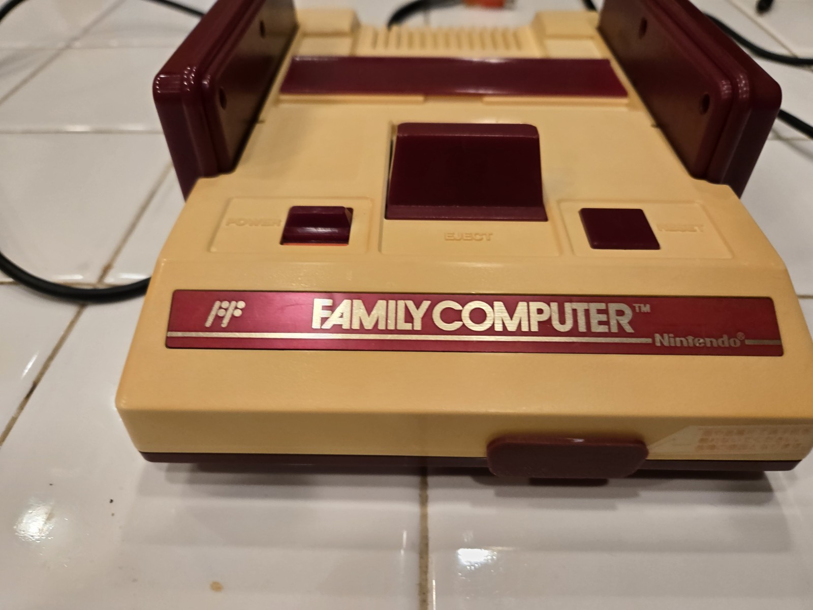 👍 Japan Famicom [VCI] AV Composite Mod Console System 2 Controllers AV Cable