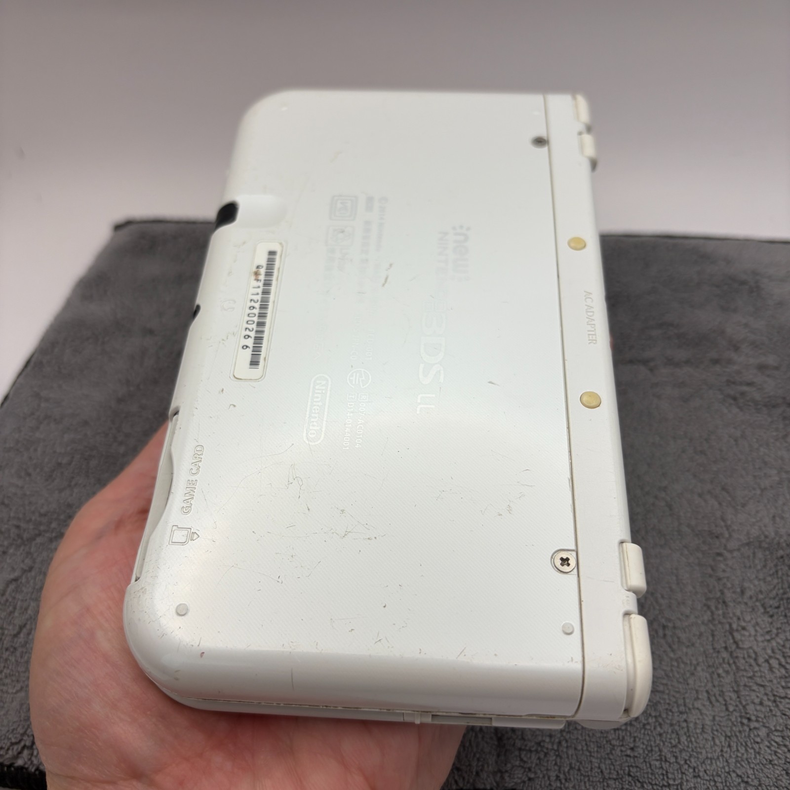 【Excellent5】Dual IPS NEW Nintendo – white rare 3DS LL XL Gmae Console From Japan