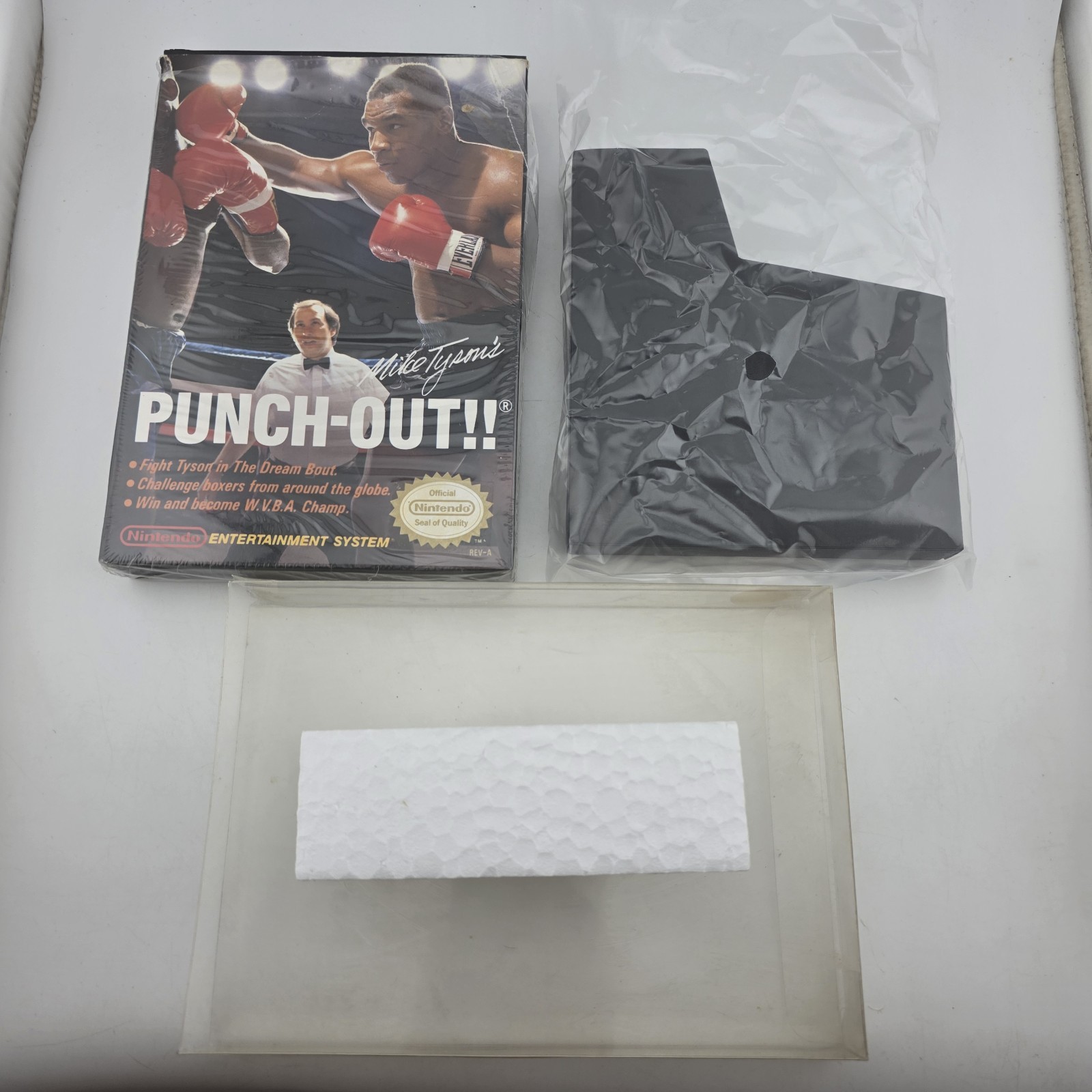 Mike Tyson’s Punch Out – Box Only – Nintendo Nes – Oval Seal – Shrink (No Game)