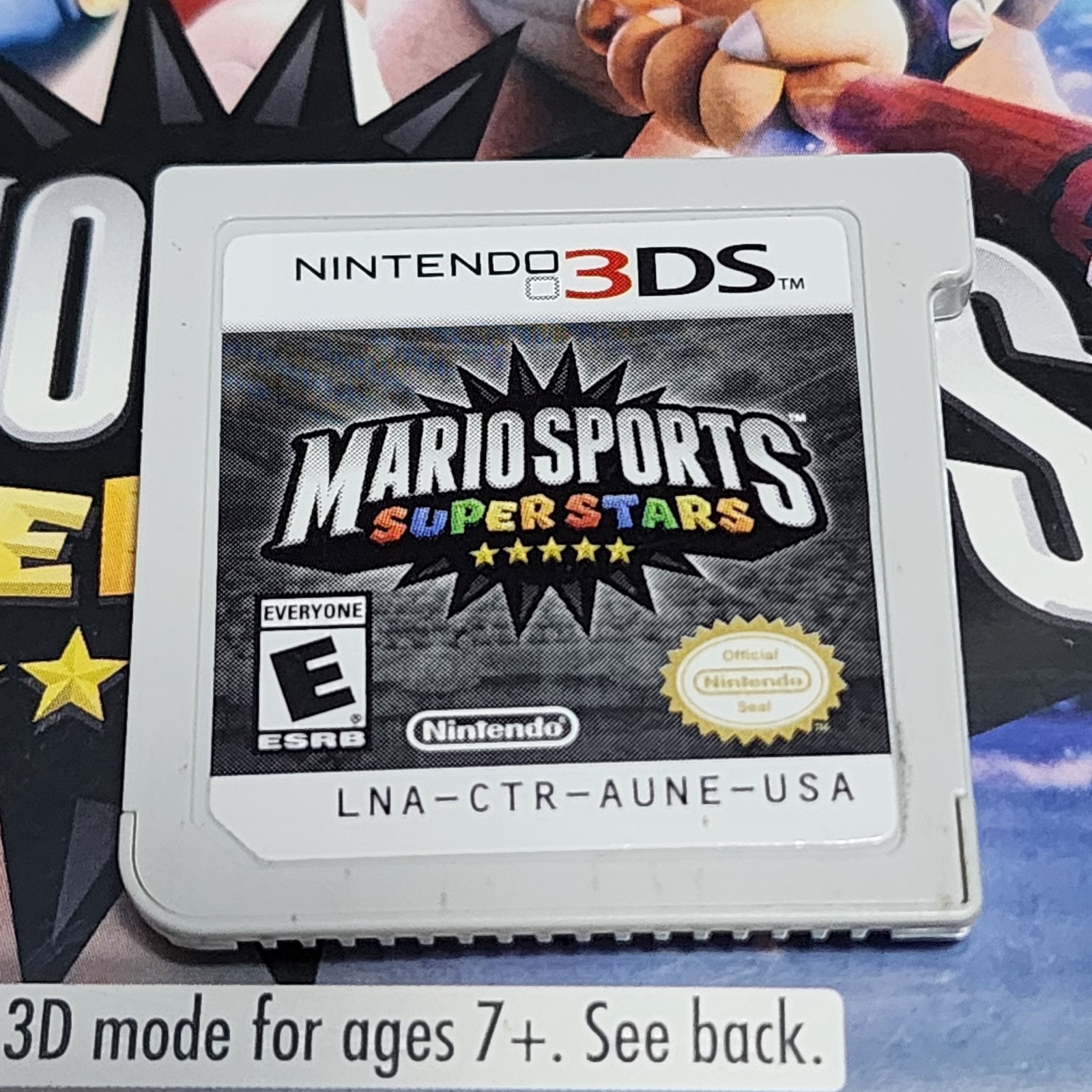 Nintendo 3DS Mario Sports Superstars Used Game Complete In Box w/ Amiibo Card