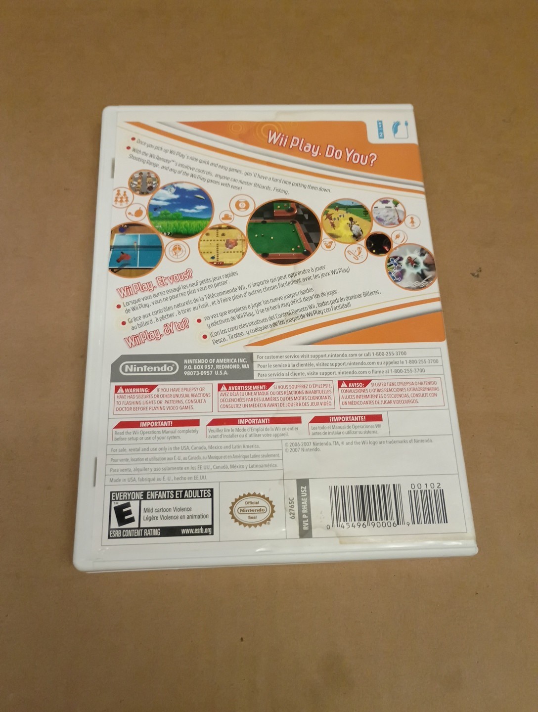 Wii Play – Complete Nintendo Wii Game w/Manual – Tested/Works