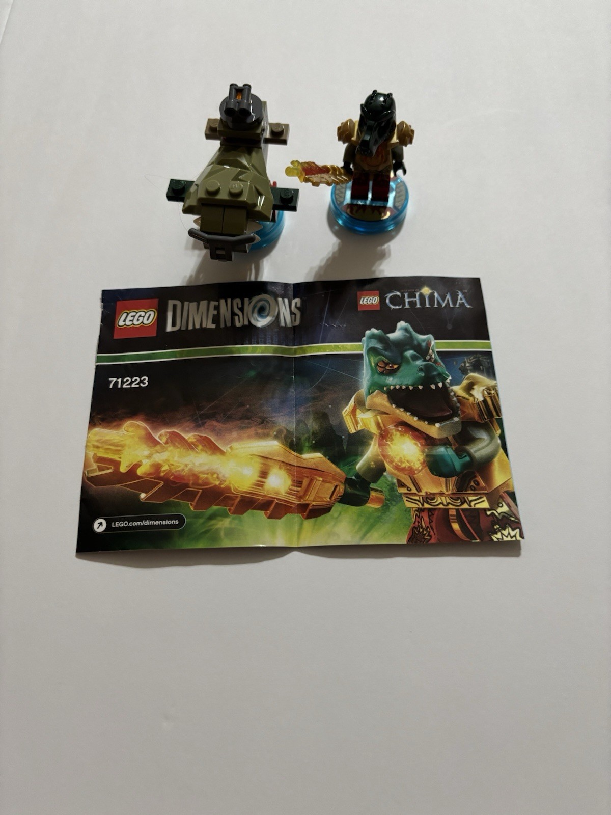 LEGO Dimensions Minifigure & Vehicle Lot w/ Manuals Bart, Finn, Emmet 2016