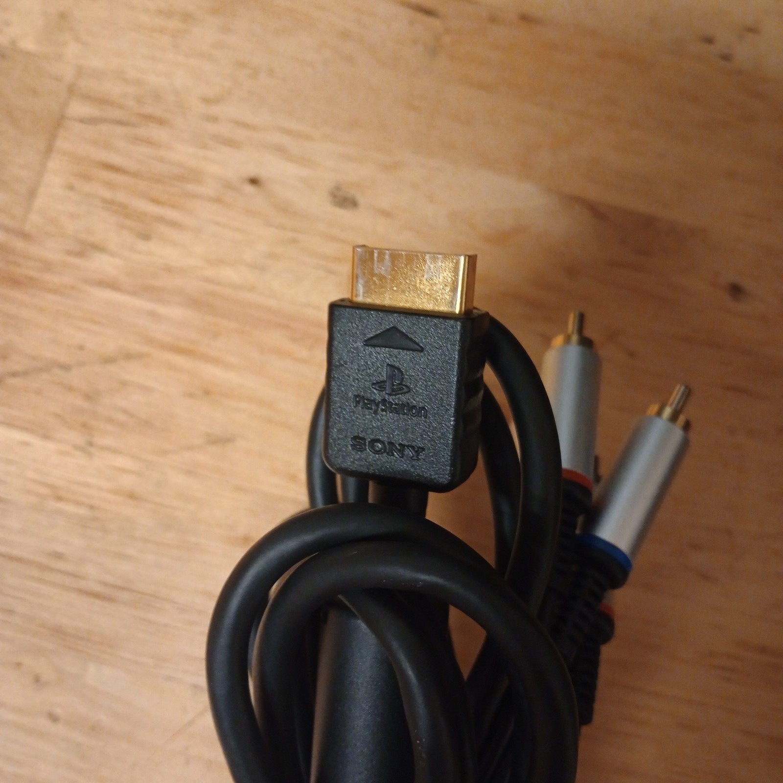 OEM Sony PlayStation PS2 PS3 Component HD AV AV Cable Gold Tip Audio Video