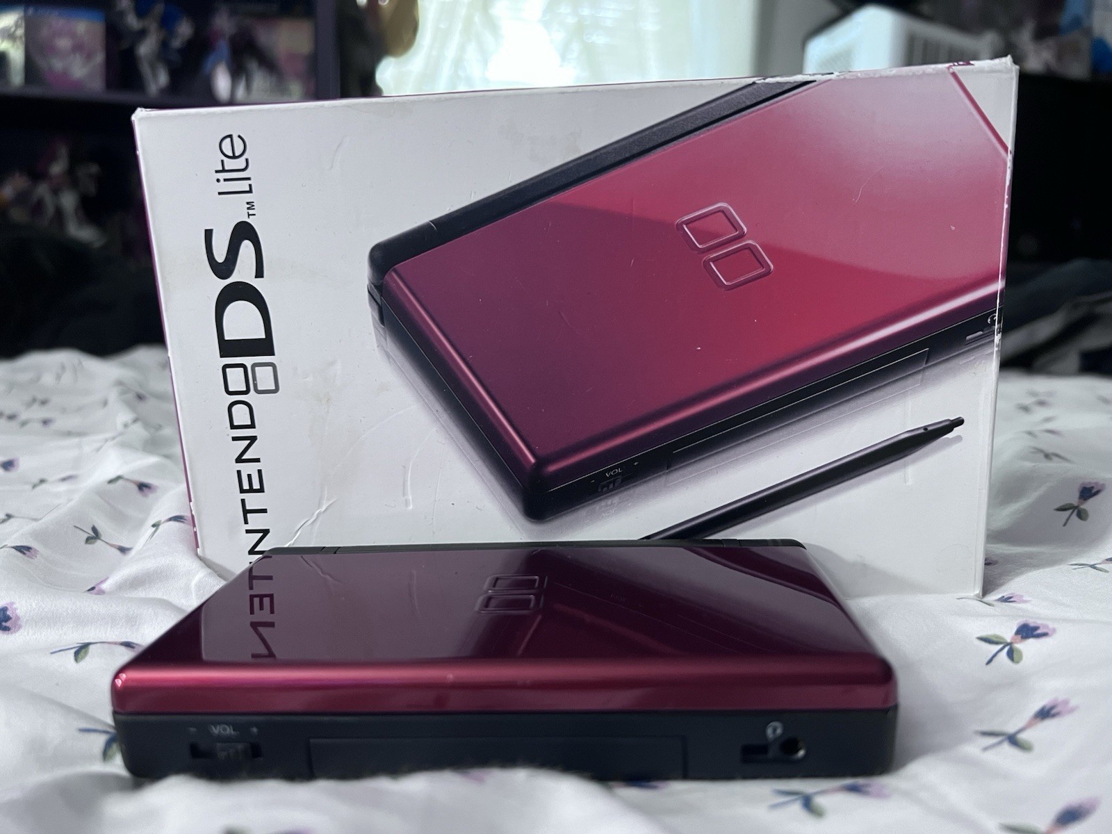 Nintendo DS Lite Red/Black Complete in Box (TESTED/WORKS)