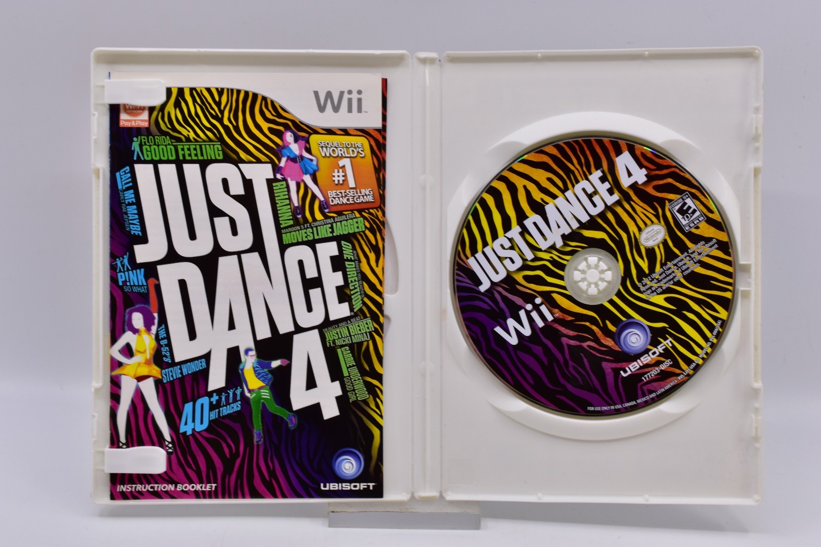 Wii Just Dance Just Dance 1 2 3 4 & Just Dance 2014 Game Bundle Tested & Working
