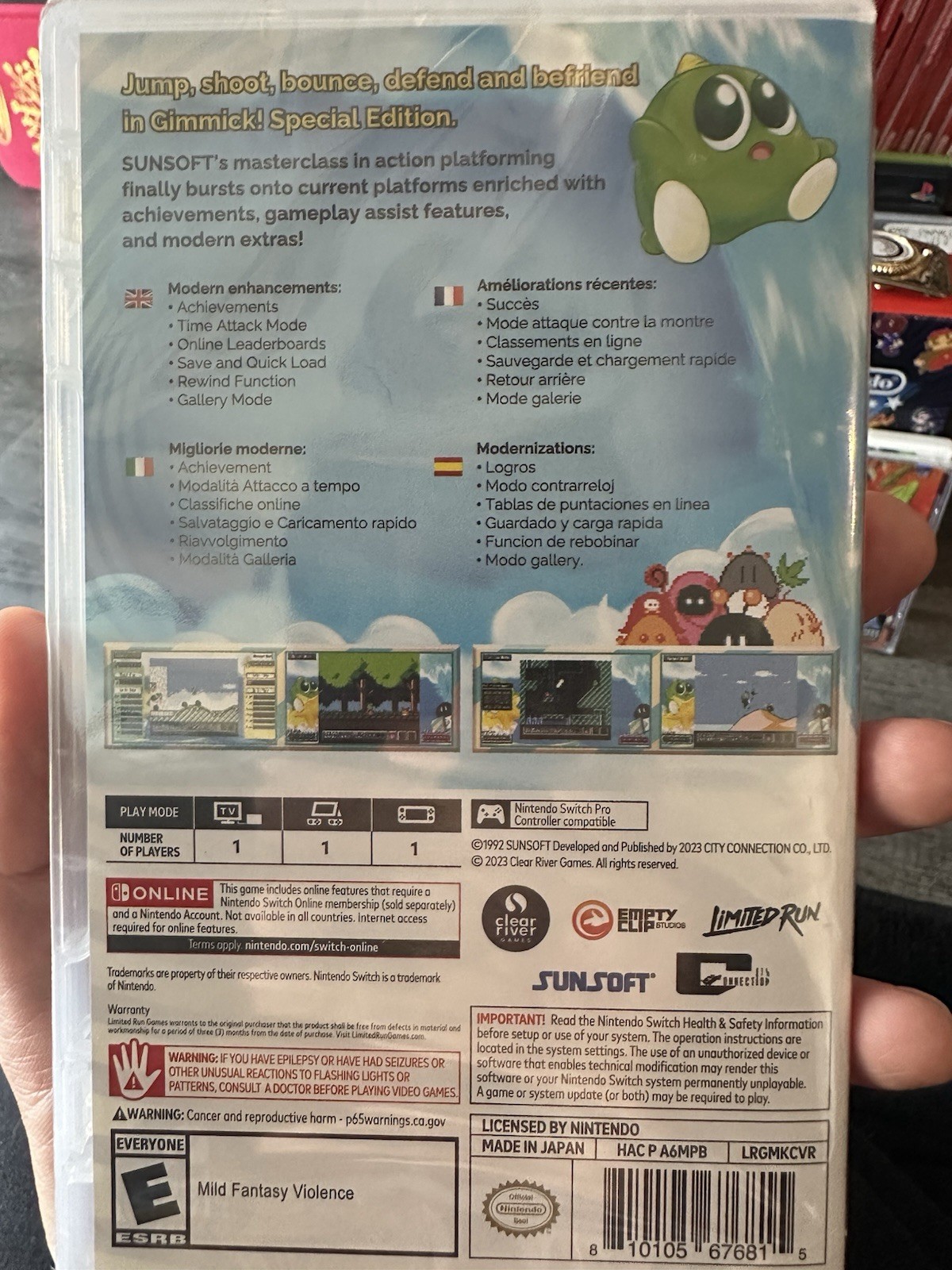 Gimmick! Special Edition Nintendo Switch