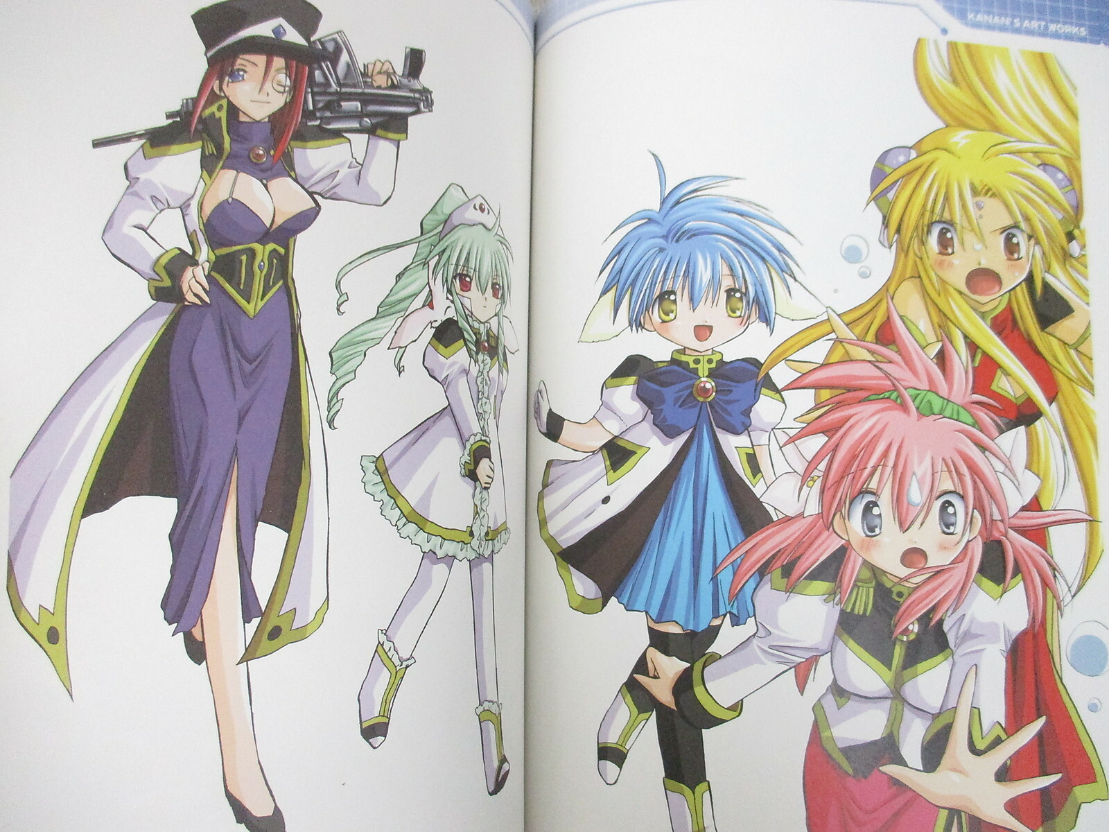 KANAN Art Set Illustration Book 2002 Galaxy Angel Pia Carrot GameBoy Fan Japan