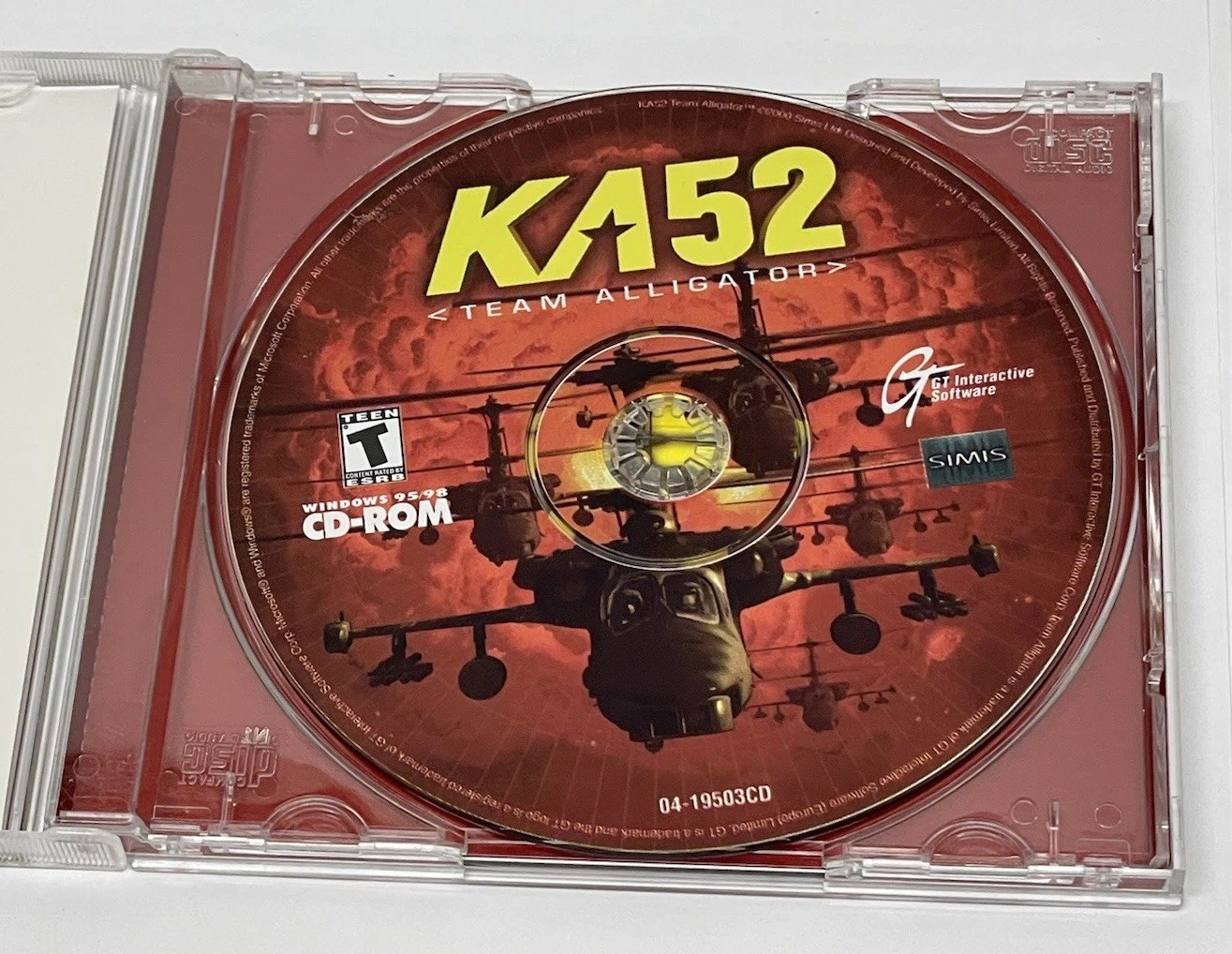 KA-52 Team Alligator (PC, 2000) CD Gane SIMIS GT Interactive Software