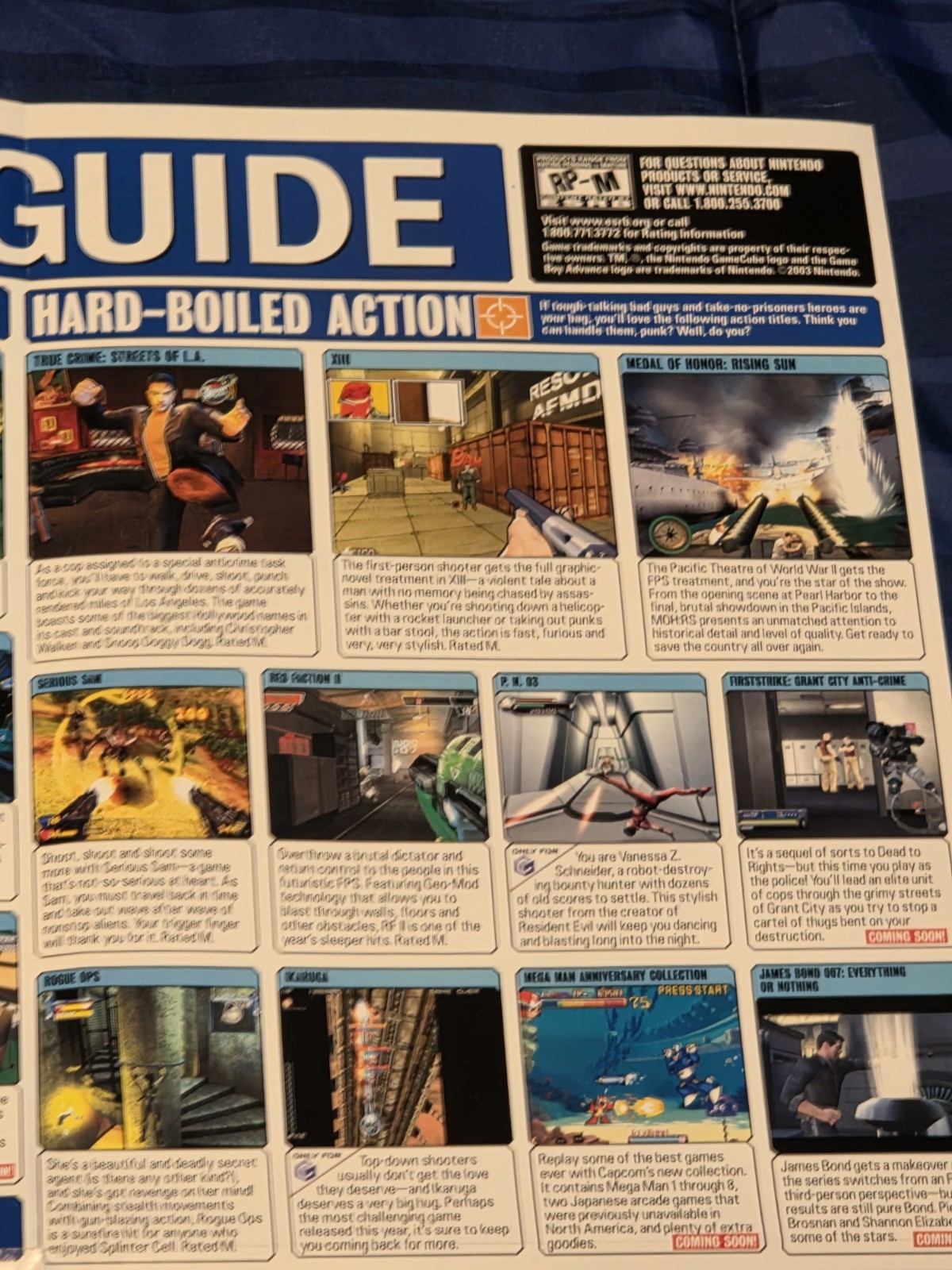 Nintendo Power 2003 Buyer’s Guide GameCube GBA Zelda Pokemon Colosseum