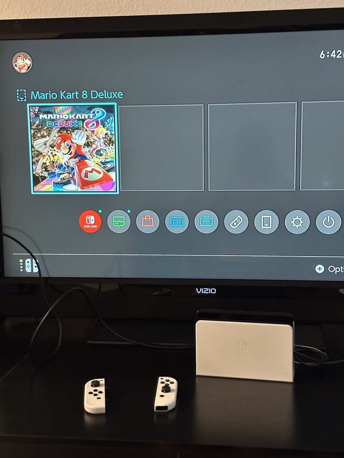 Nintendo Switch (OLED Model) White/Black 64GB Console w/ Dock