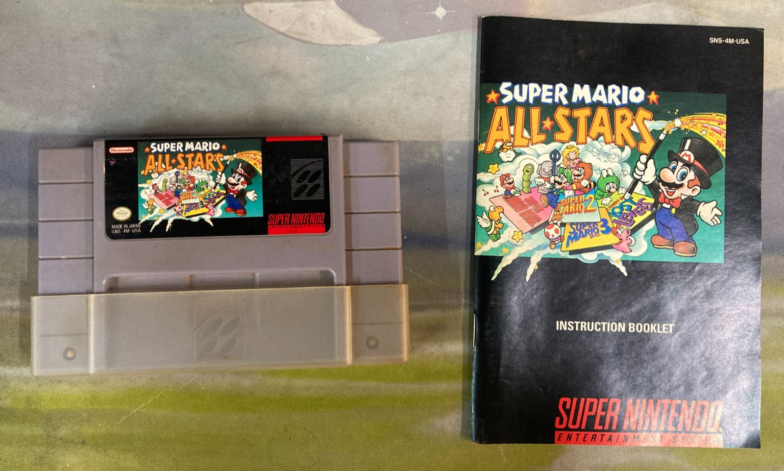 Super Mario All Stars (Super Nintendo SNES) Complete in Box CIB