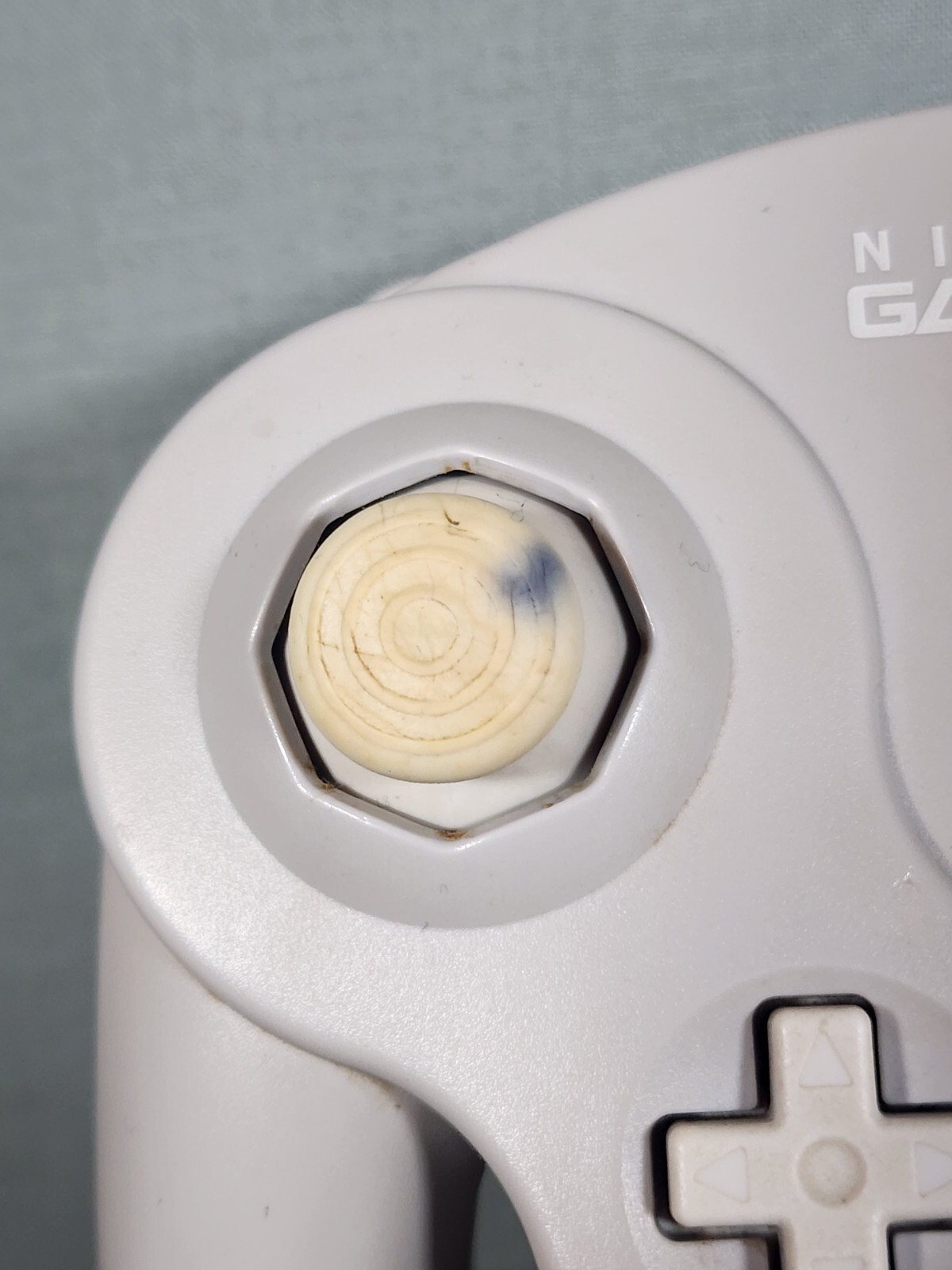 OEM Nintendo GameCube Wavebird Platinum Controller Only NO Receiver – Turns On
