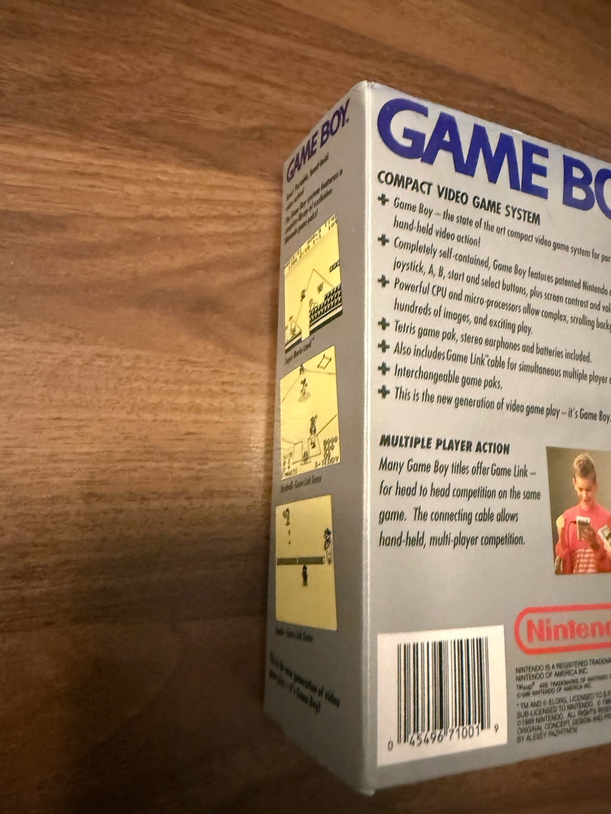 Nintendo GameBoy DMG Longbox Tested CIB Long Box Launch Edition Headphones Foam