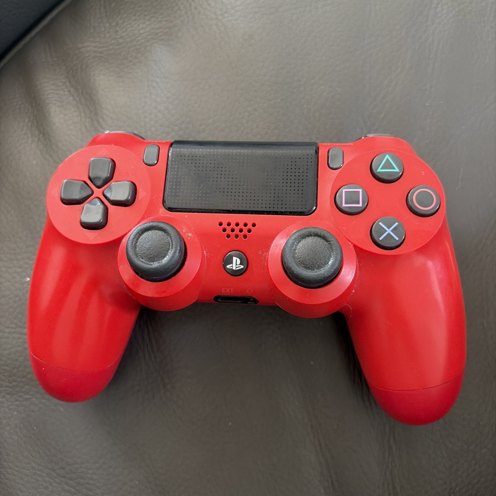 Sony DualShock 4 PlayStation PS4 Controller Red TESTED AND WORKING PERFECTLY!!!