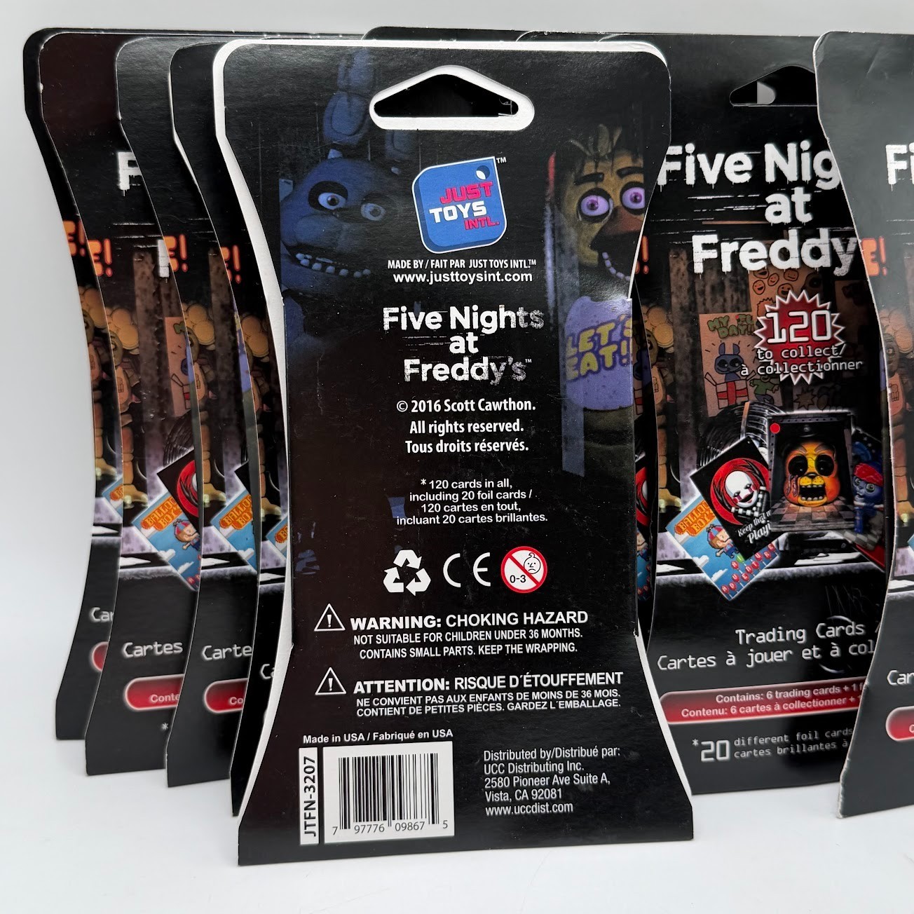 10x Five Nights at Freddy’s Trading Card Hanger Packs Factory Sealed!