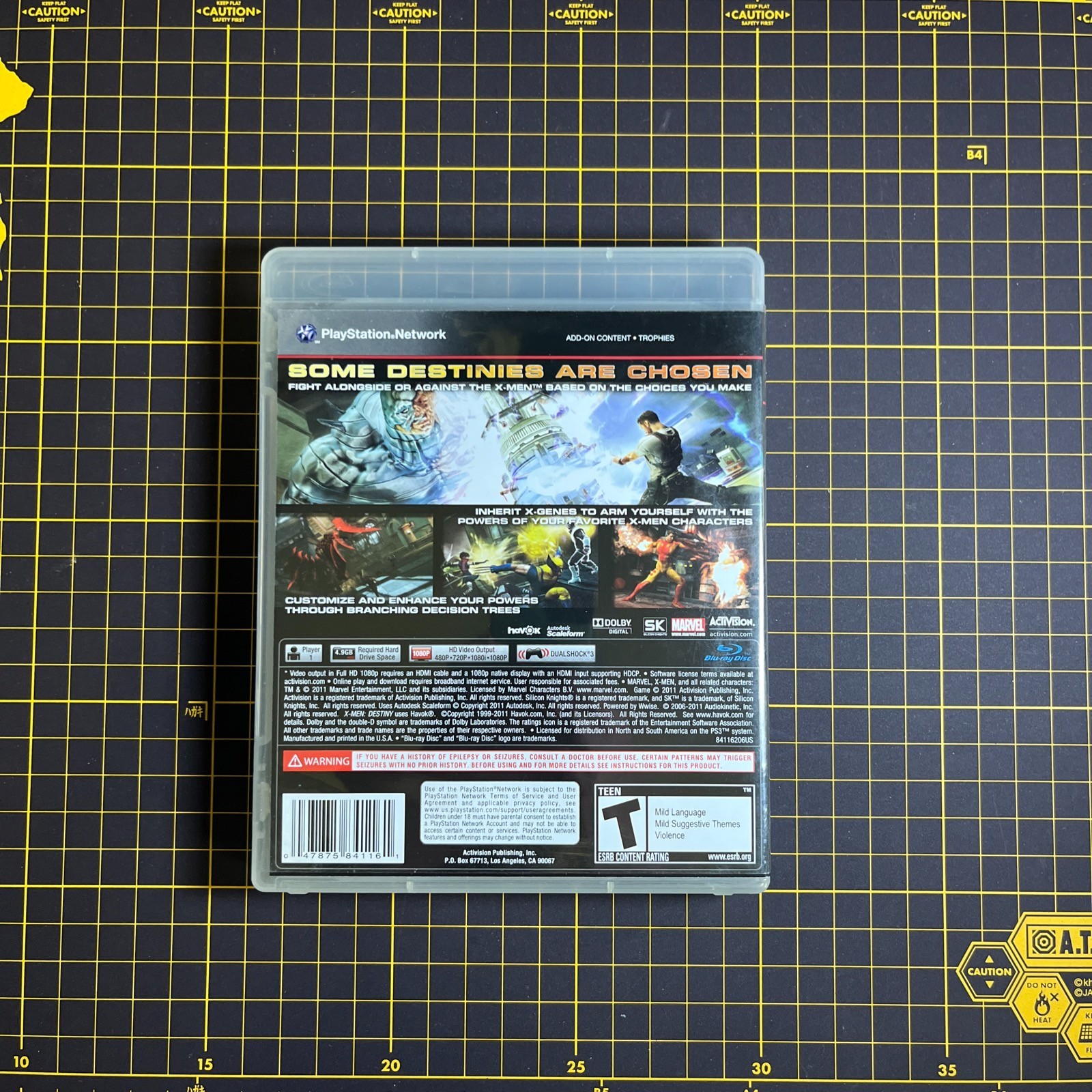 X-Men: Destiny PS3 PlayStation 3 Complete CIB w/Manual US Version