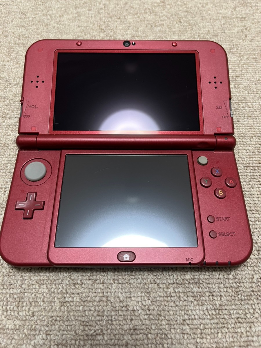 New 3DS LL XL Metalic red Japan Nintendo Console region Japanese B9