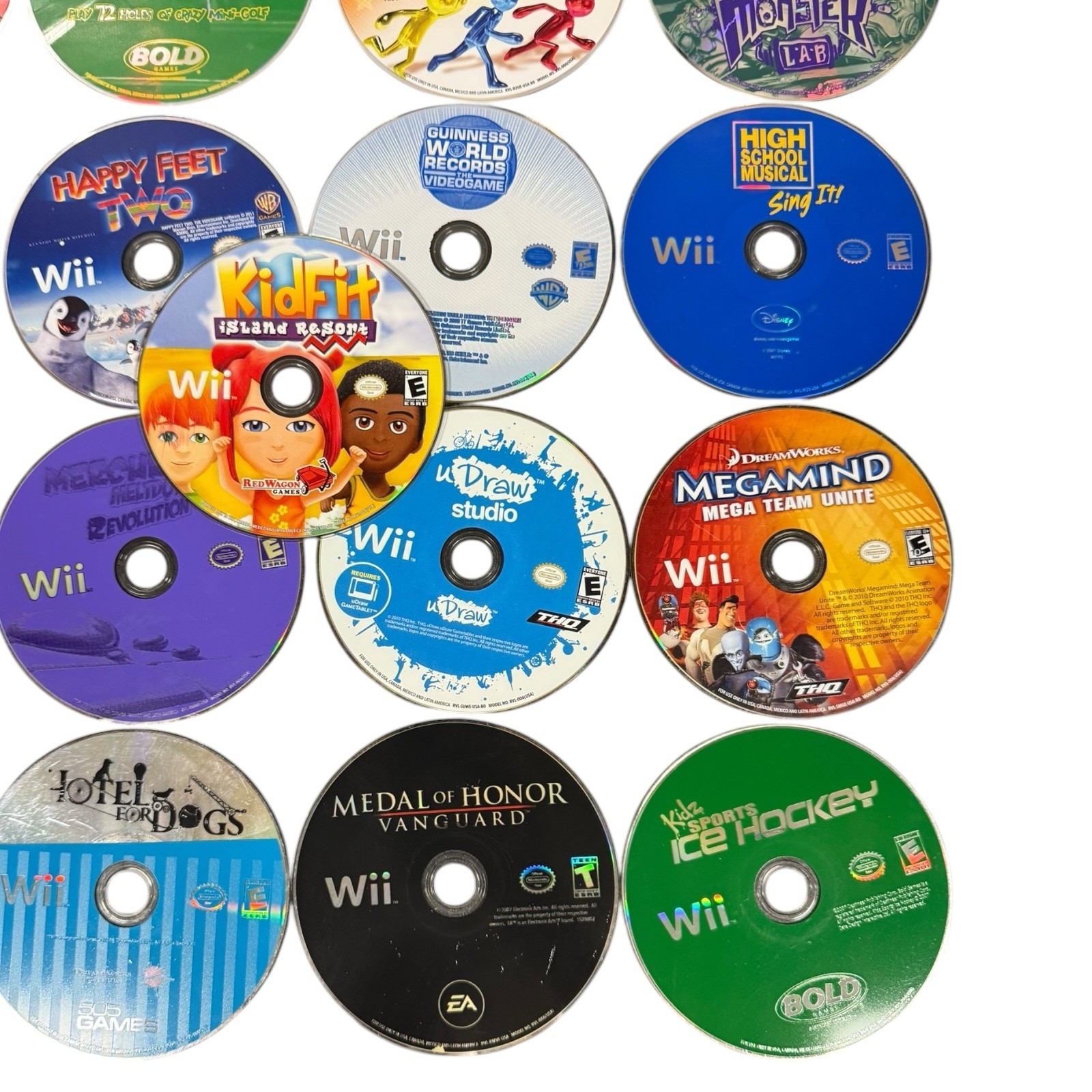 Nintendo Wii Loose Game Lot Of 26 Untested Condition Varies Scratches