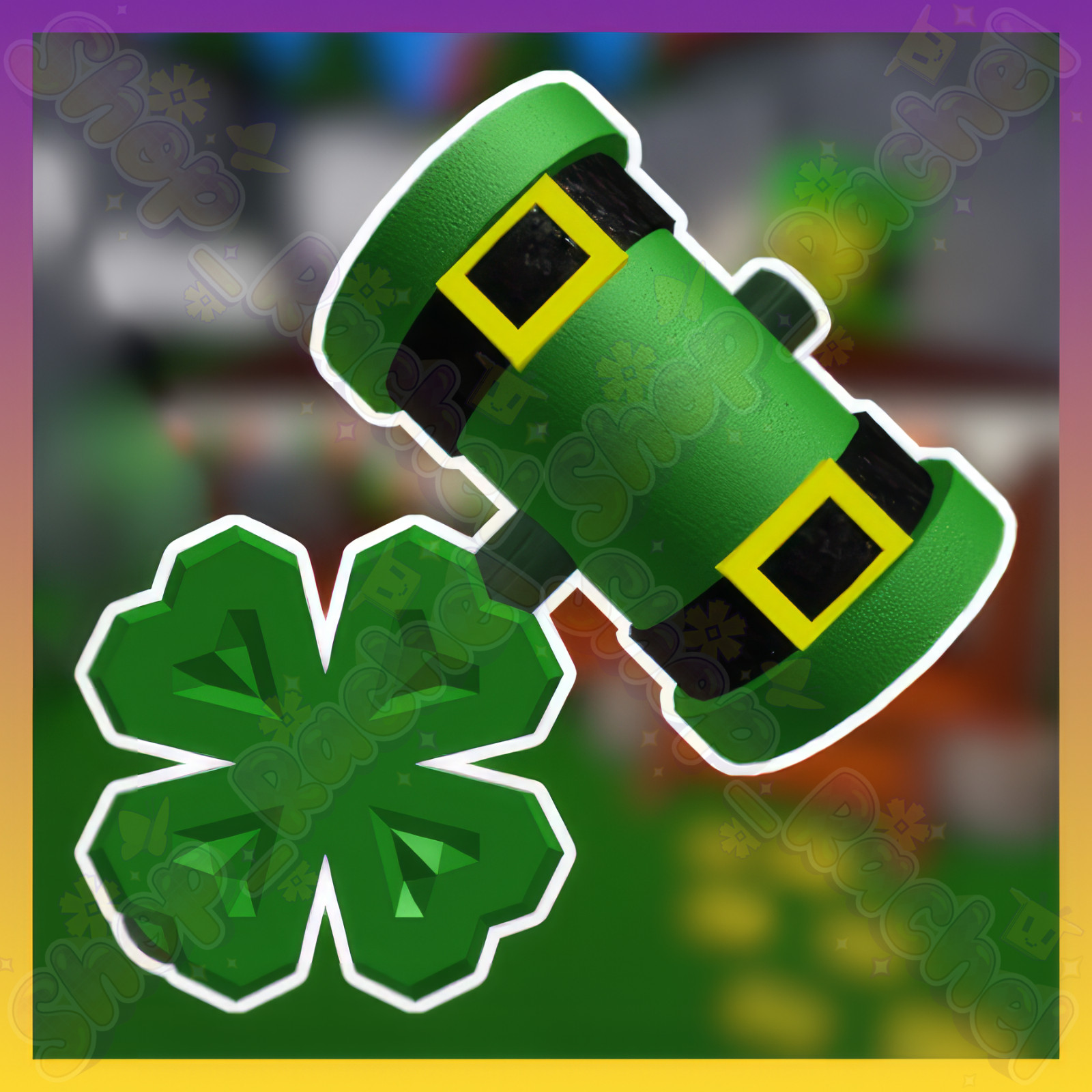 🍀 Lucky Top Hat Set – Flee the Facility (FTF) 🍀