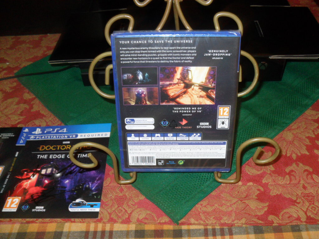 PS4-VR Doctor Who: The Edge of Time: incl. Signature Cover: New/Sealed