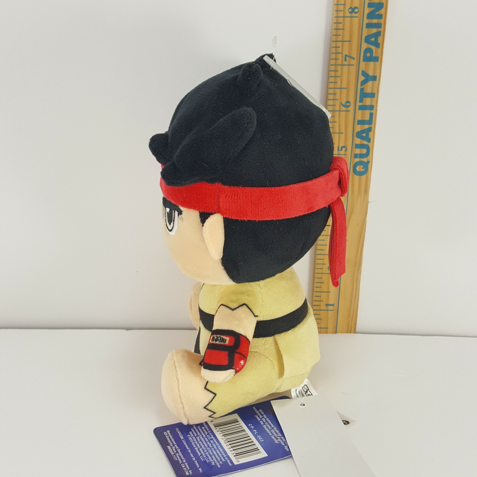 Ryu Stubbins Plush Capcom Licensed Plush Stuffed Street Fighter Series 7″ NEW