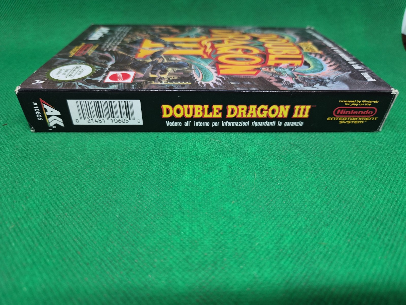 NINTENDO NES – DOUBLE DRAGON III – THE SACRED STONES – PAL A ITA – TESTED