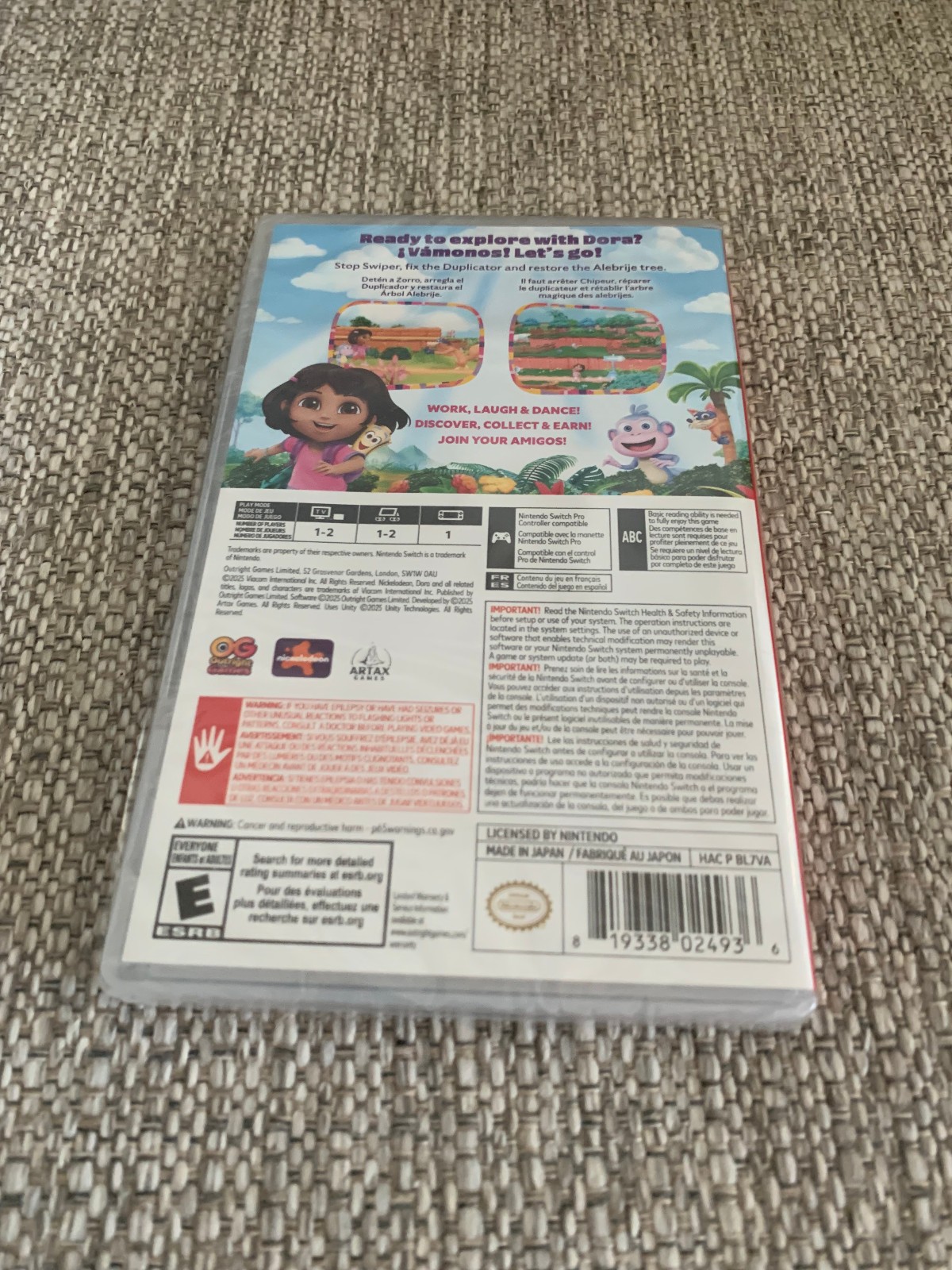 Dora Rainforest Rescue Switch Nintendo Outright Games Dora the Explorer New